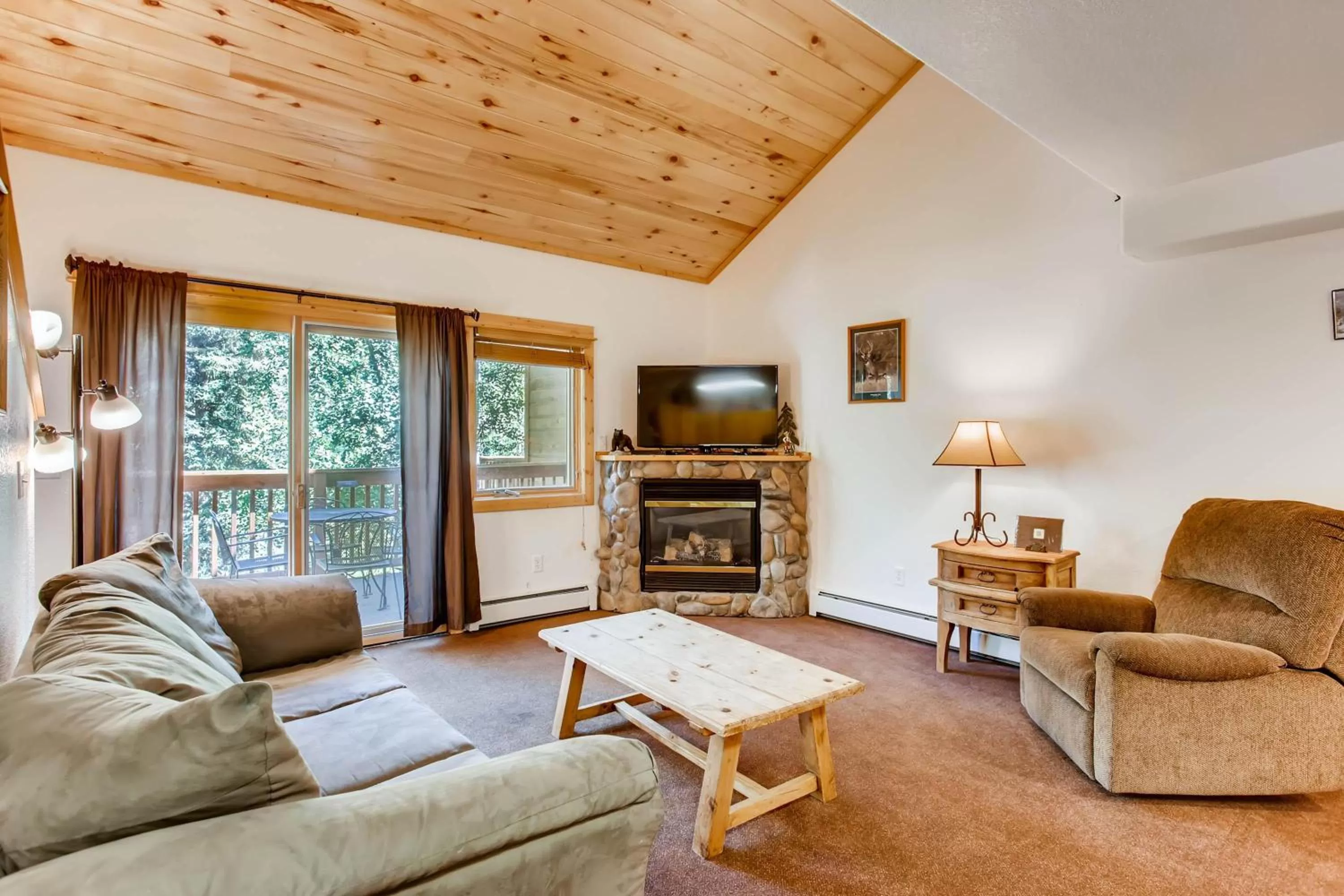 Seating Area in Estes Park Condos