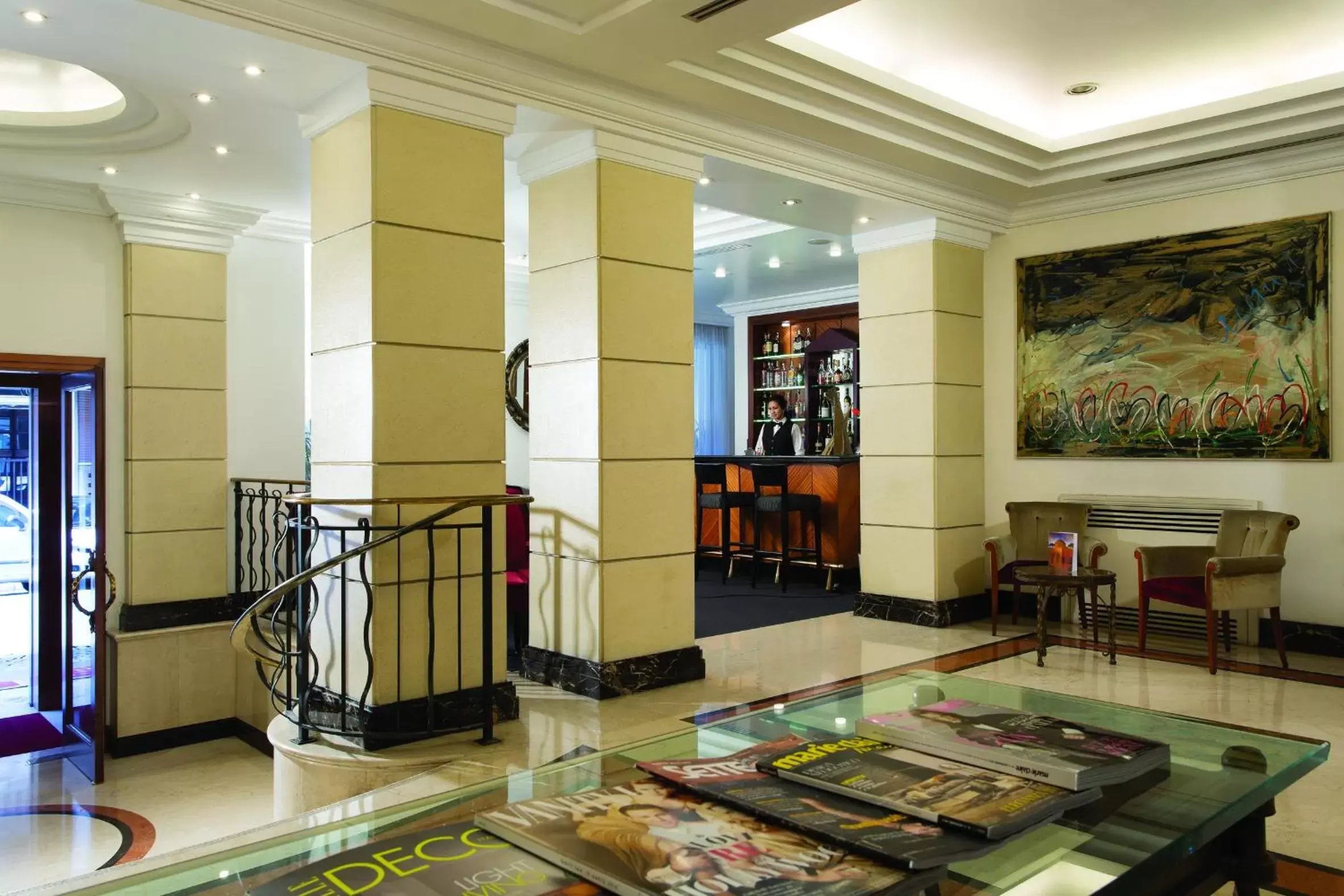 Lobby or reception in Hotel dei Mellini