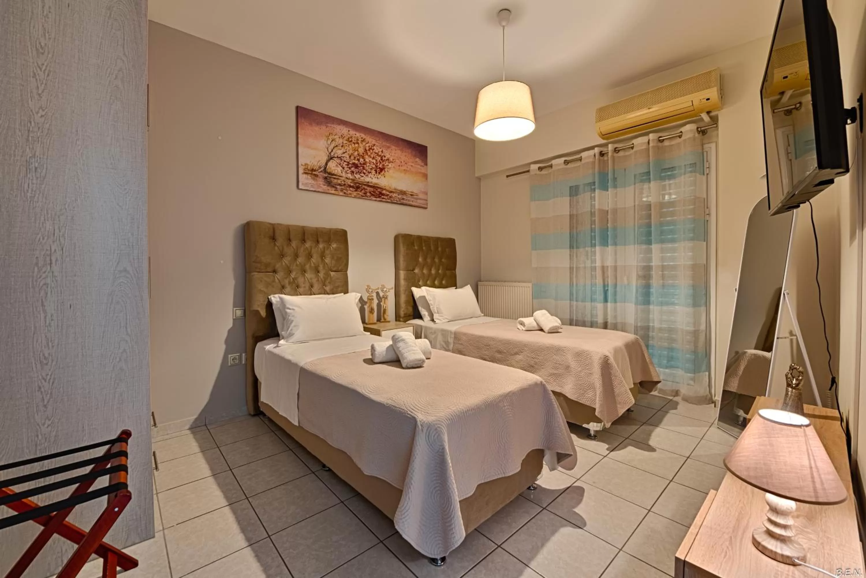 TV and multimedia, Bed in Alexia's Apartments