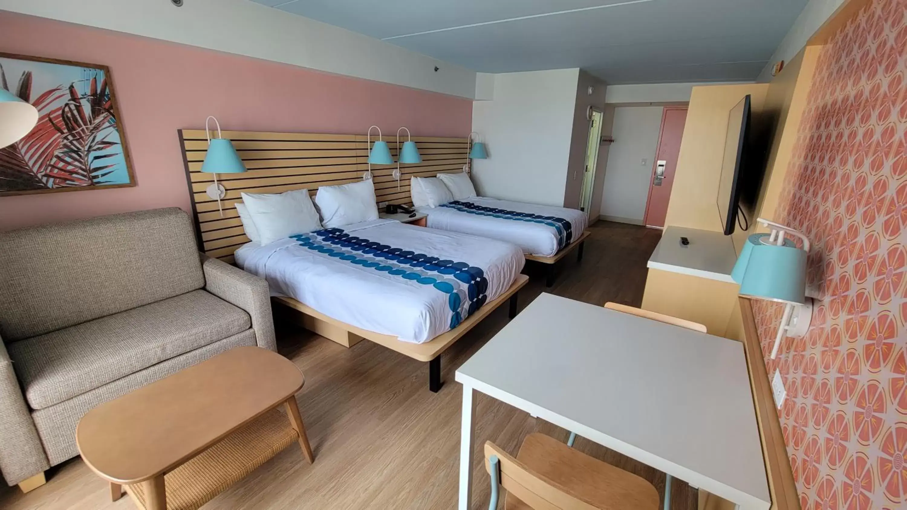 Bed in Golden Sands Carolina Beach Oceanfront, Tapestry by Hilton Bed in Golden Sands Carolina Beach Oceanfront, Tapestry by Hilton