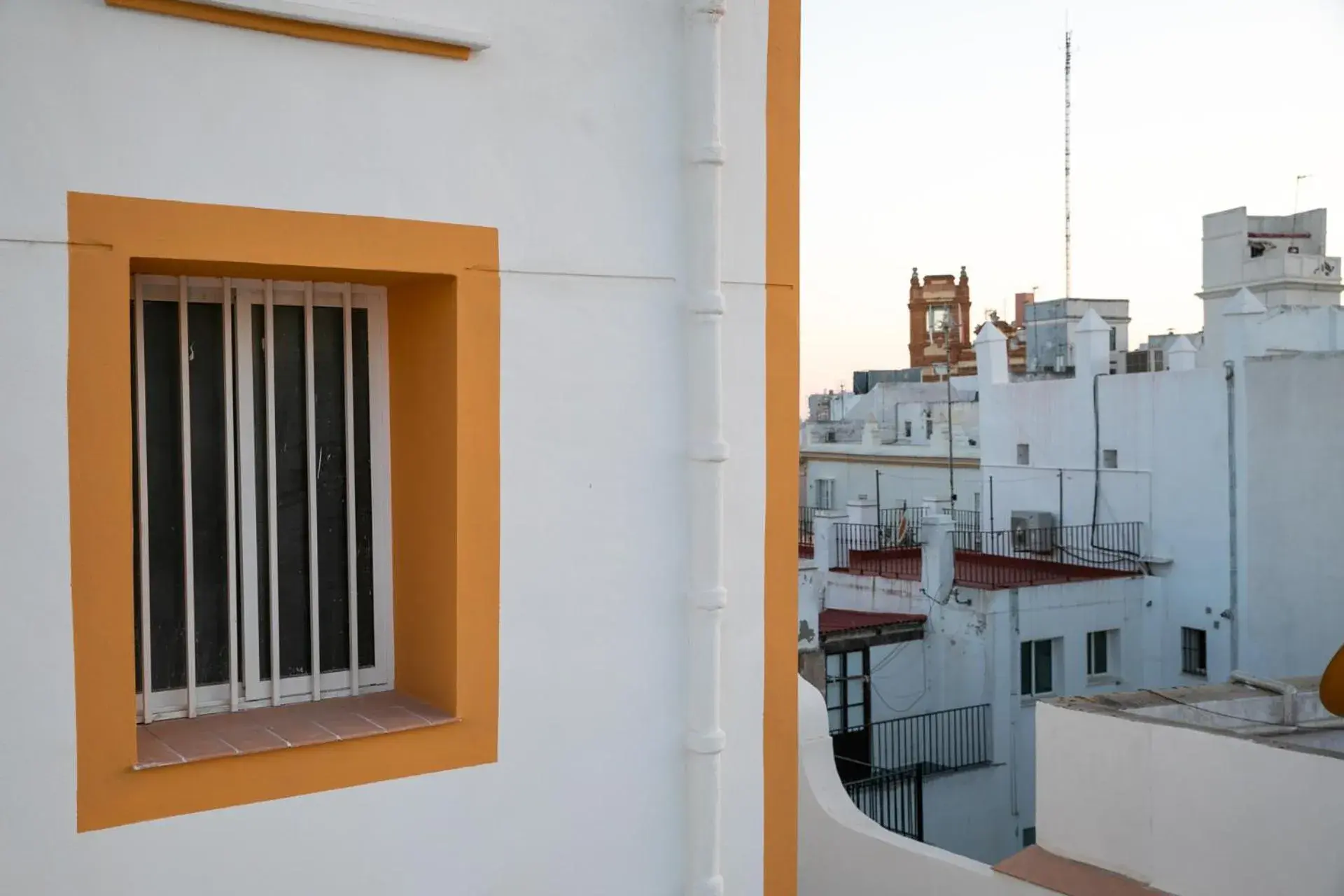 Balcony/Terrace in Planeta Cadiz Hostel