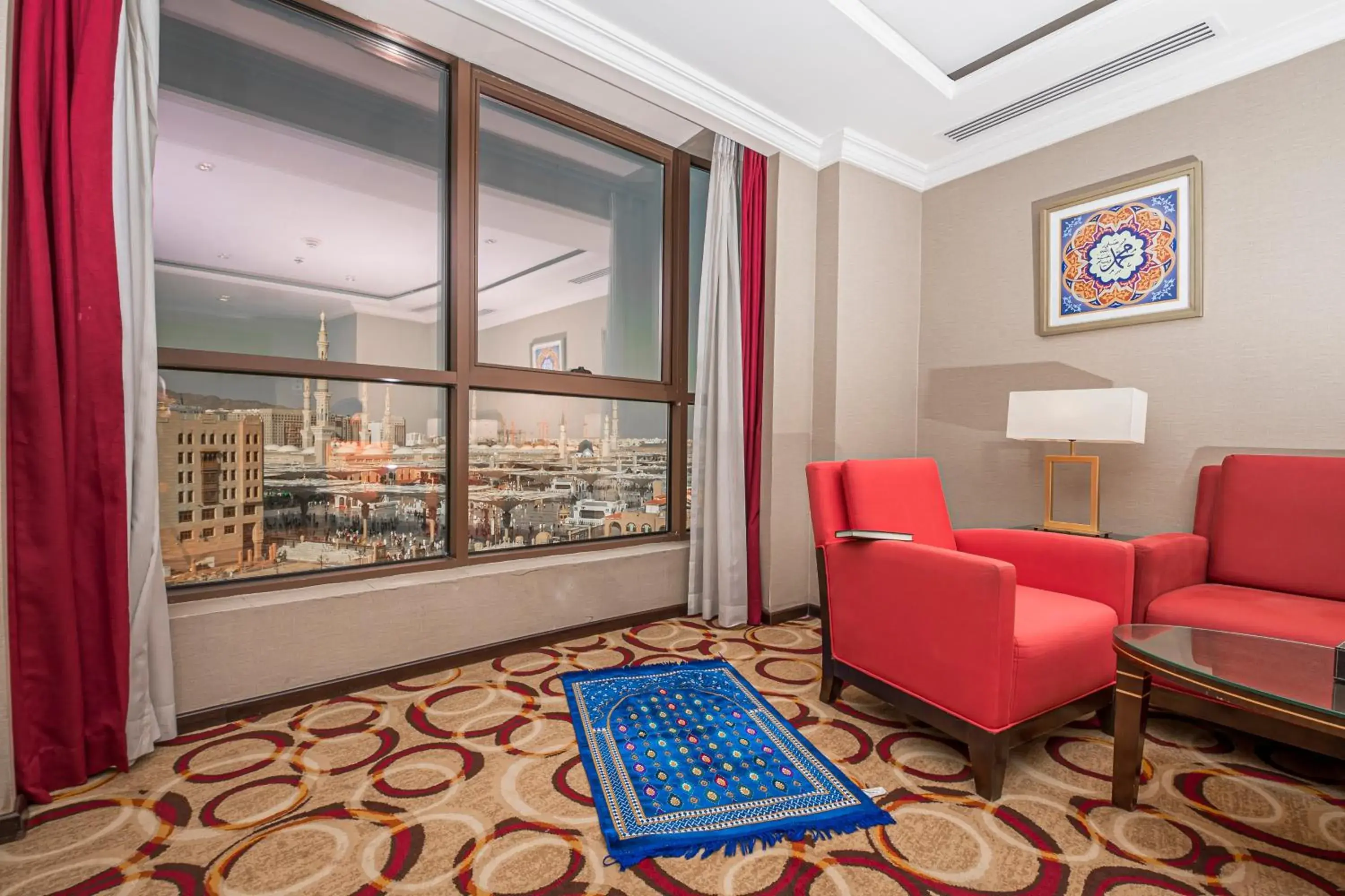 Living room in Taiba Madinah Hotel