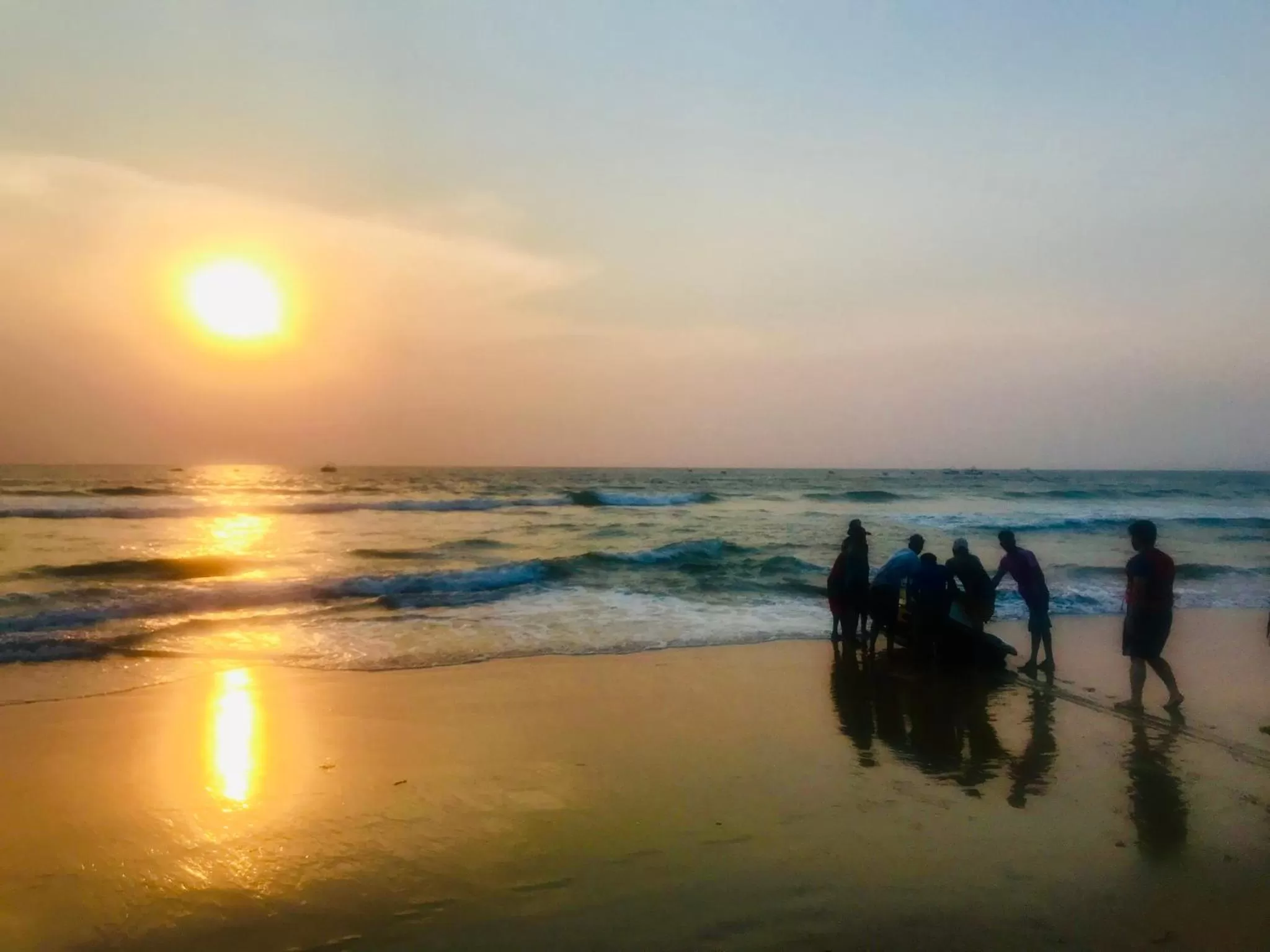 Sunset in LaligurasVilla Beachside Escape - 100m to Beach