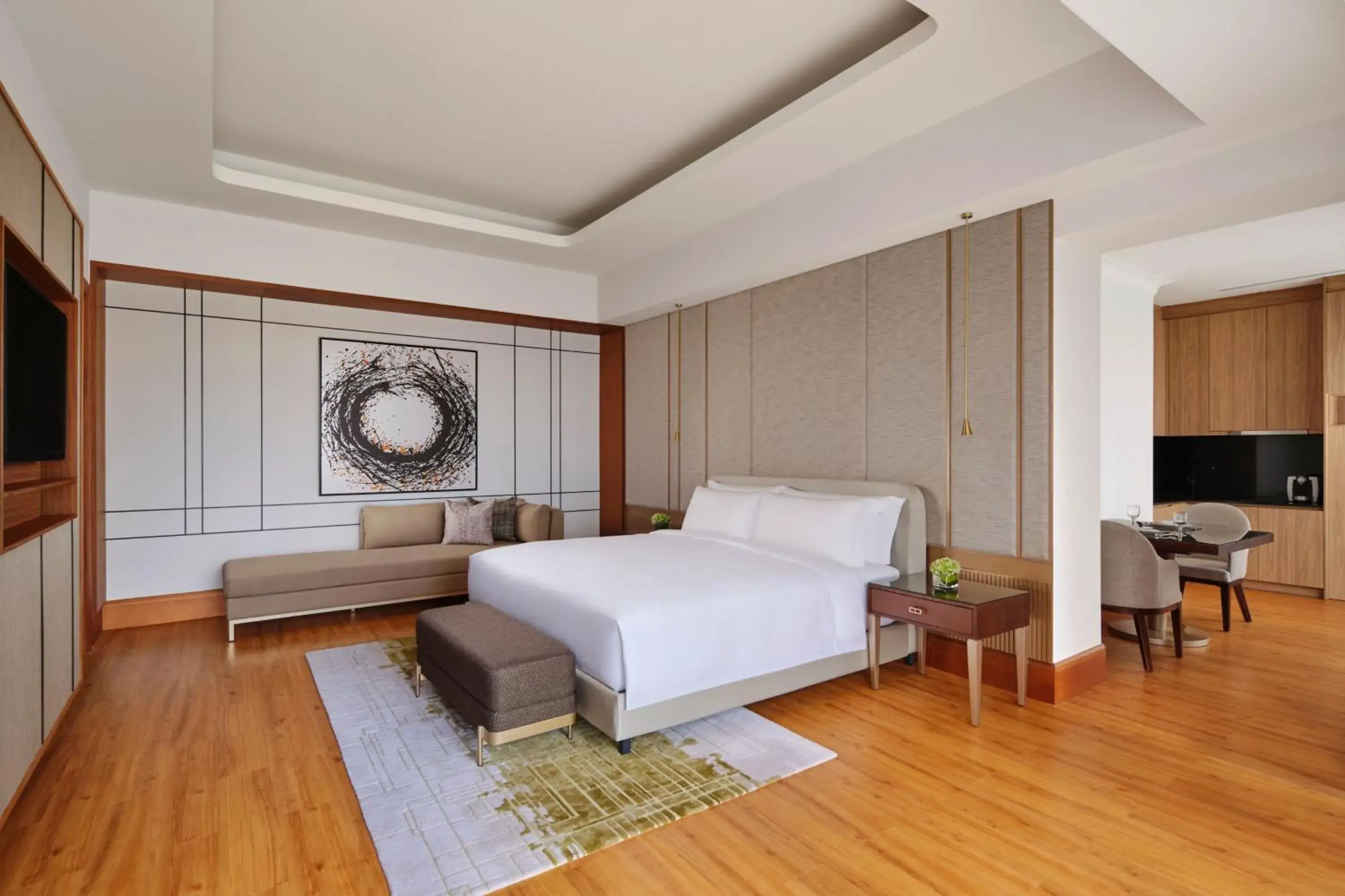 Photo of the whole room, Bed in The Ritz-Carlton Jakarta, Mega Kuningan