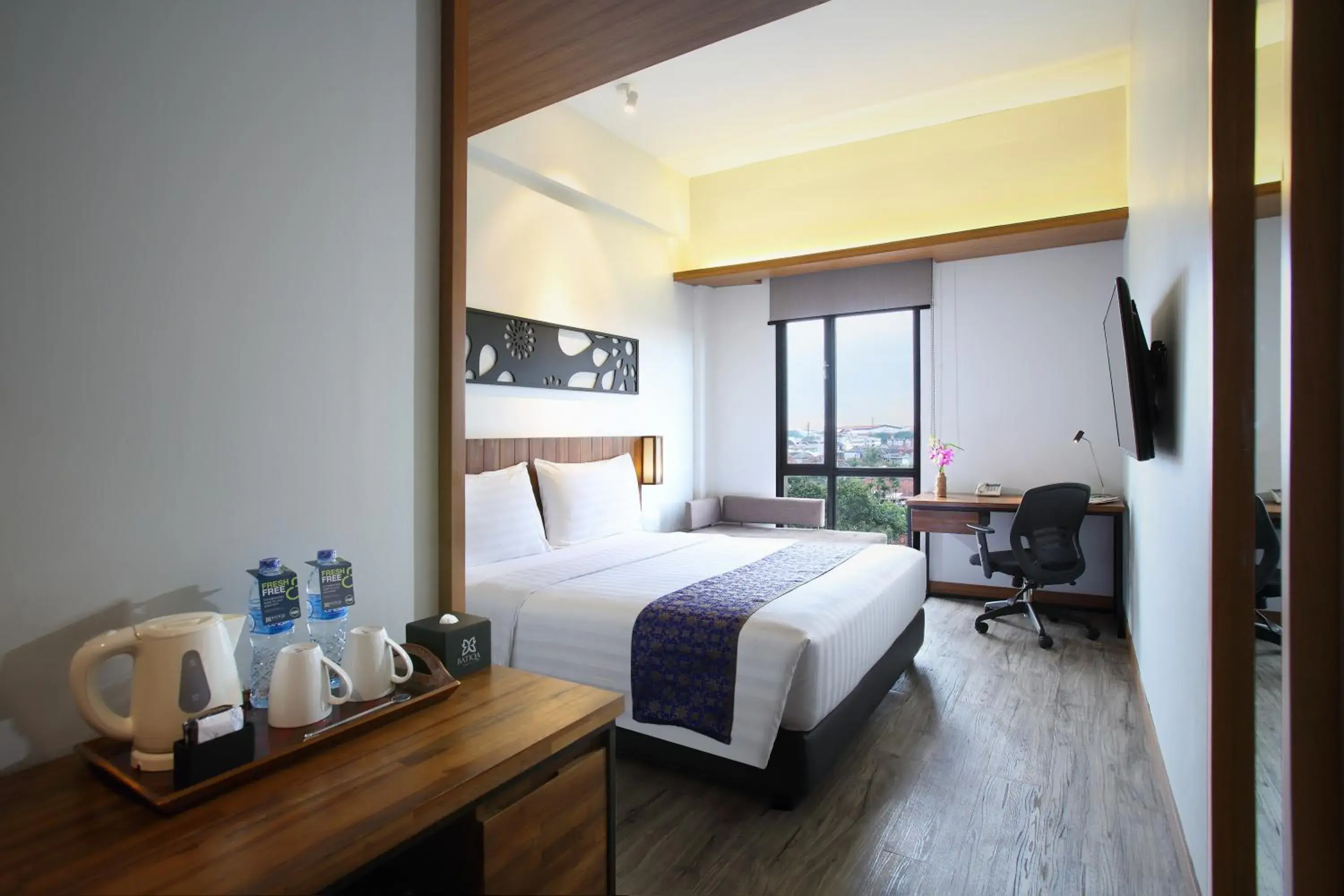 Bed in Batiqa Hotel Palembang