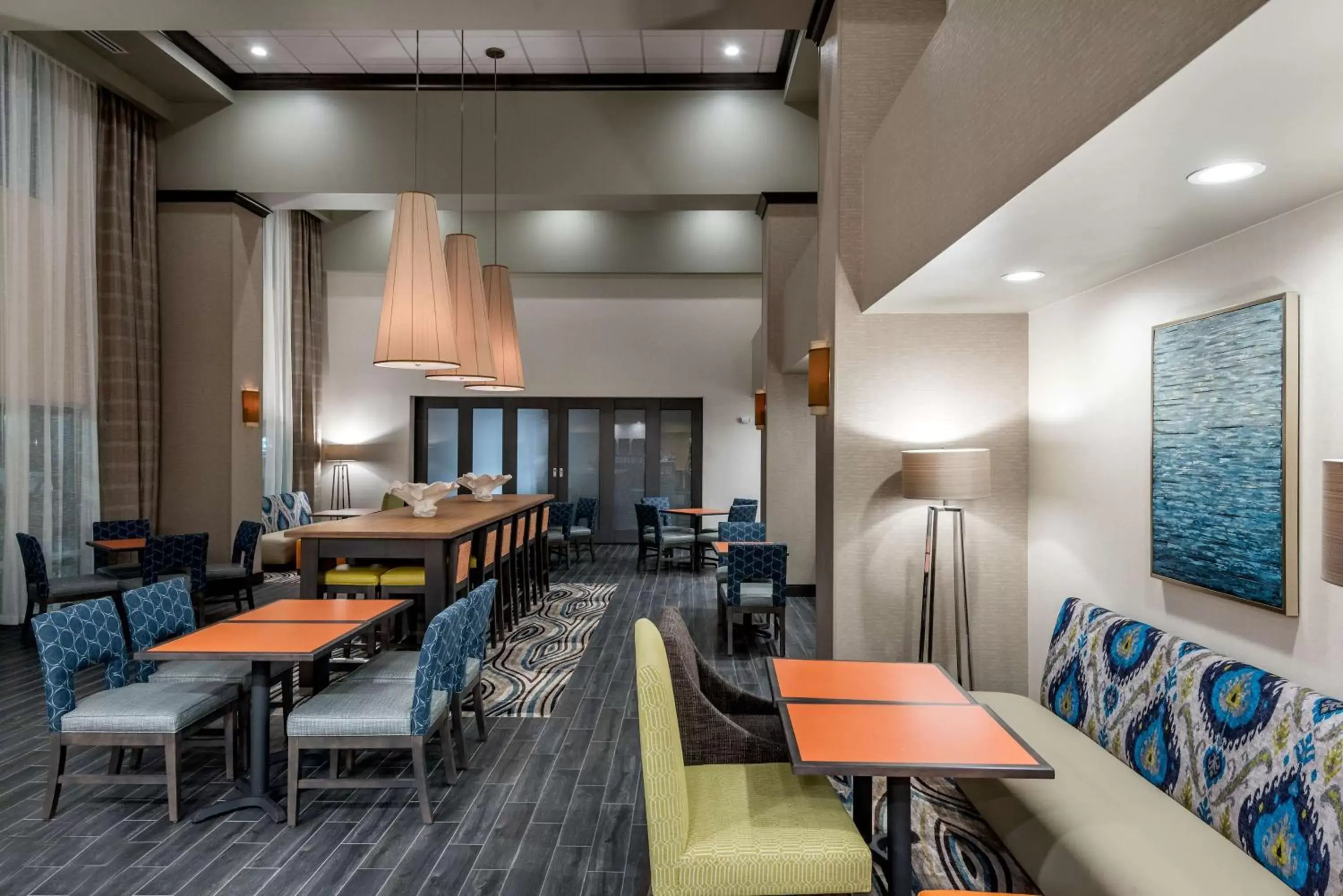 Dining area, Restaurant/Places to Eat in Hampton Inn & Suites West Melbourne-Palm Bay Road