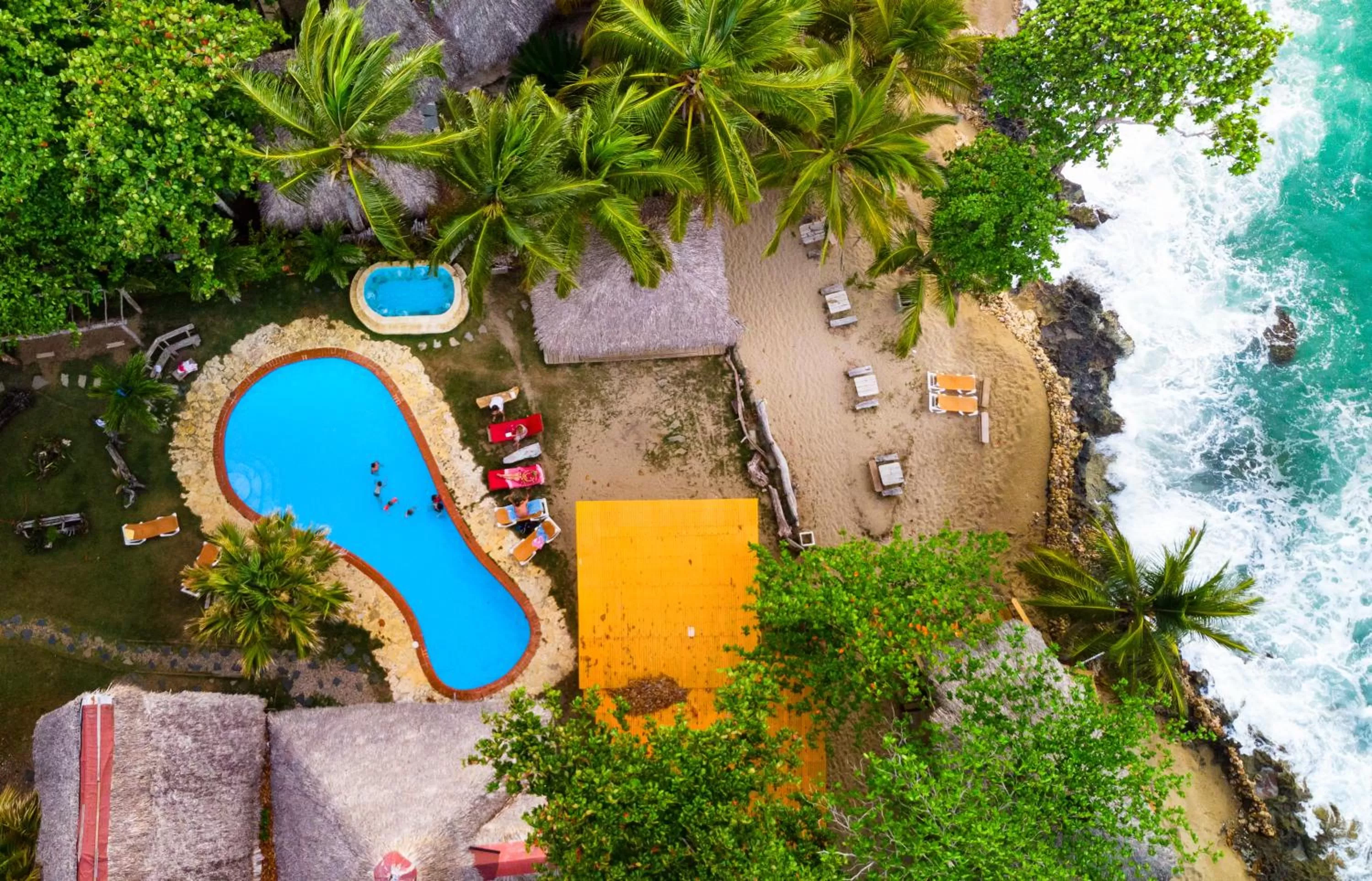Swimming pool in Cabarete Maravilla Eco Lodge Boutique Beach Surf Encuentro, Kite, by AA Crypto Group