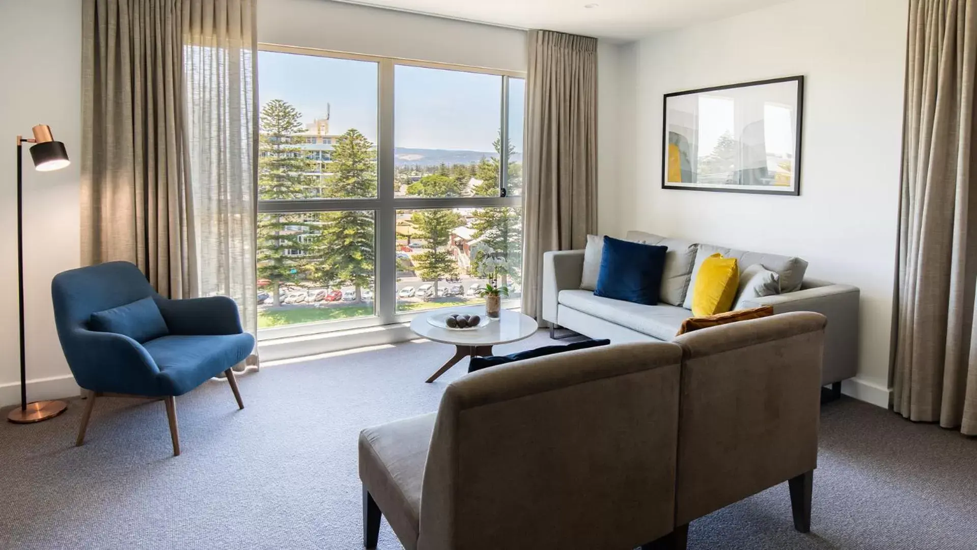 View (from property/room), Seating Area in Oaks Glenelg Plaza Pier Suites