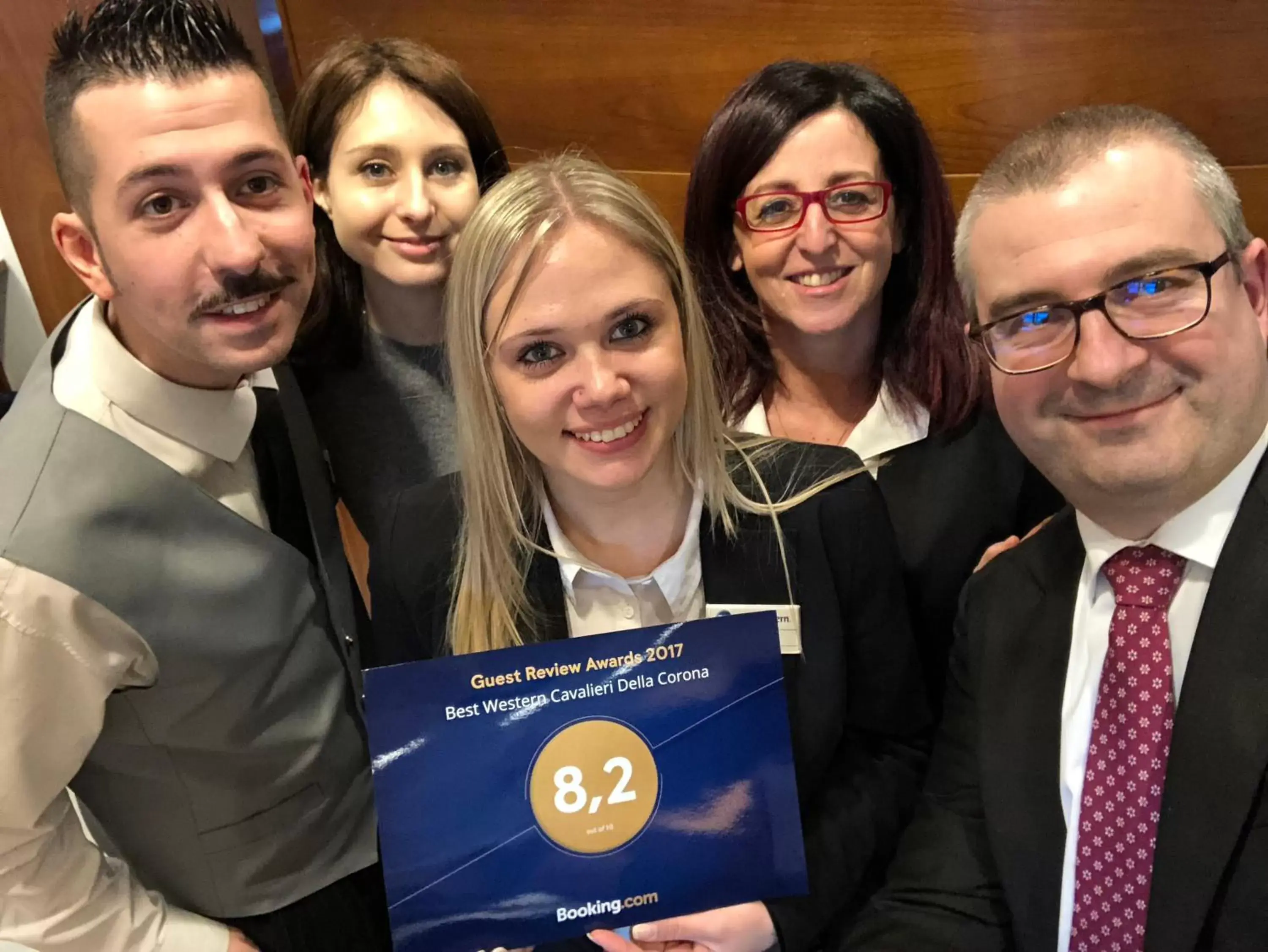 Staff in Best Western Cavalieri Della Corona