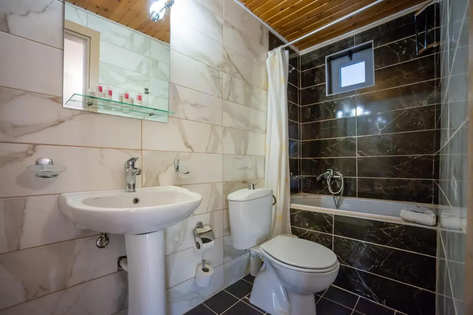 Toilet, Bathroom in Elounda Water Park Residence Hotel