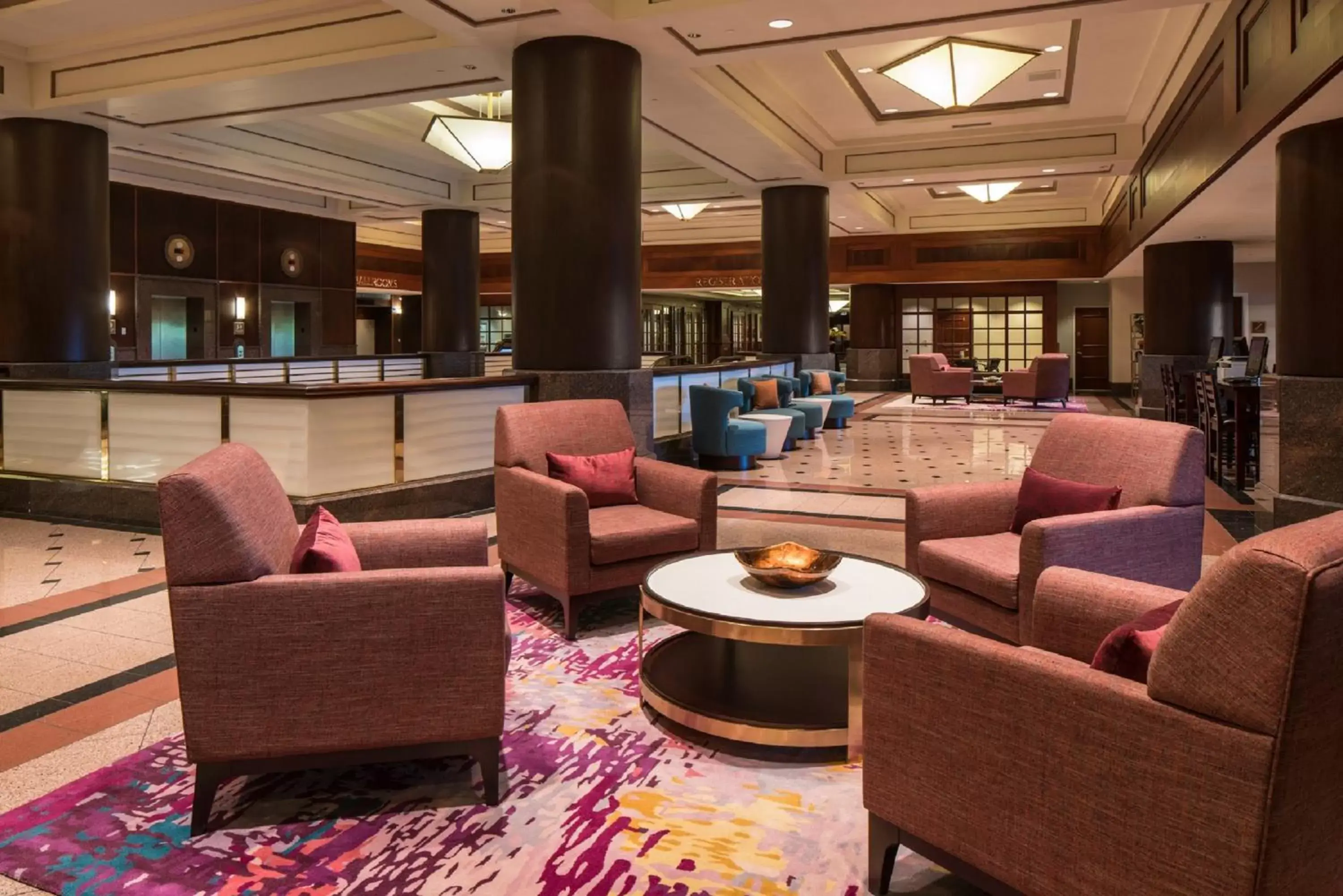 Property building, Lobby/Reception in Crowne Plaza Springfield Convention Center, an IHG Hotel