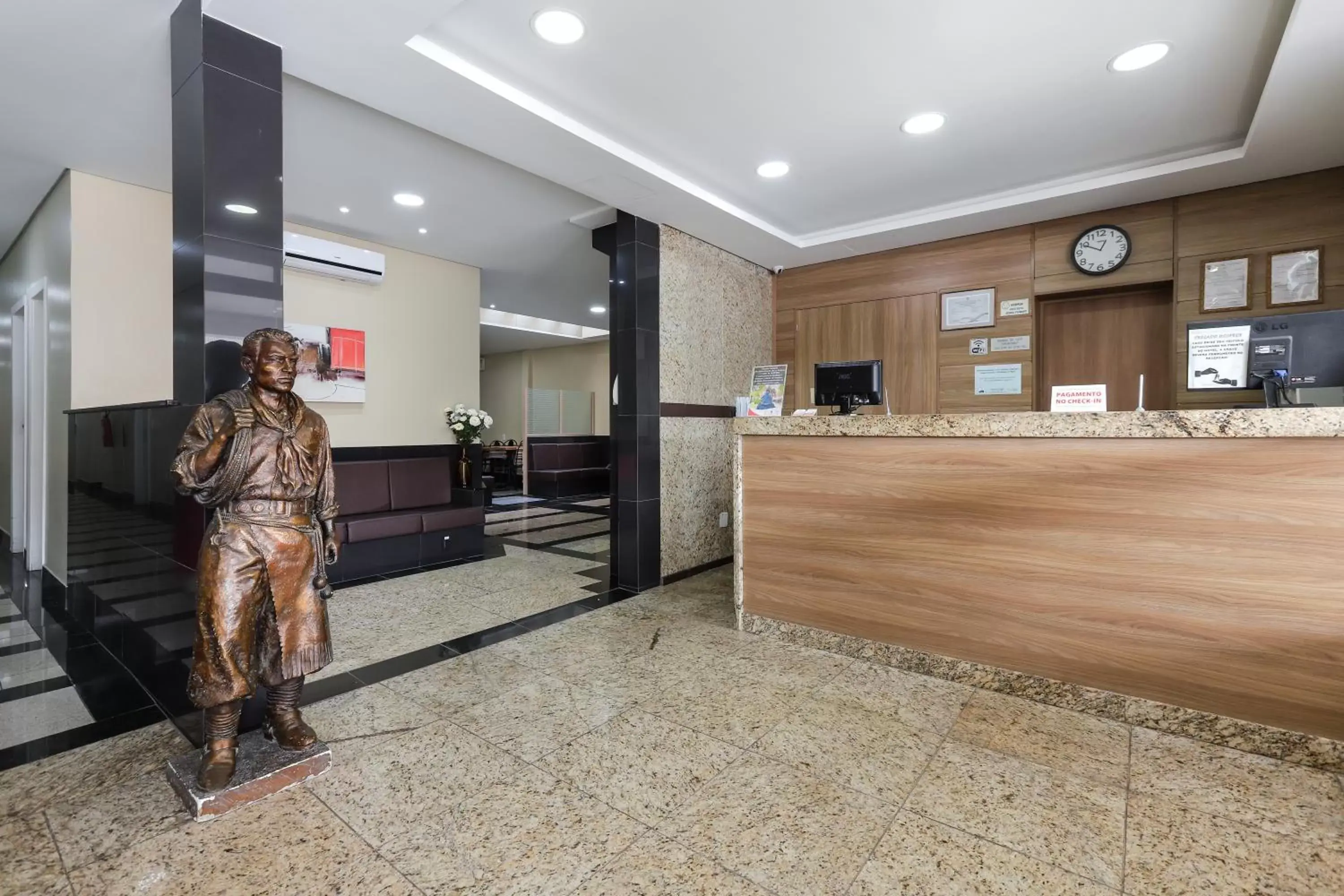 Lobby or reception, Lobby/Reception in Hotel Express Terminal Tur - Rodoviária Porto Alegre