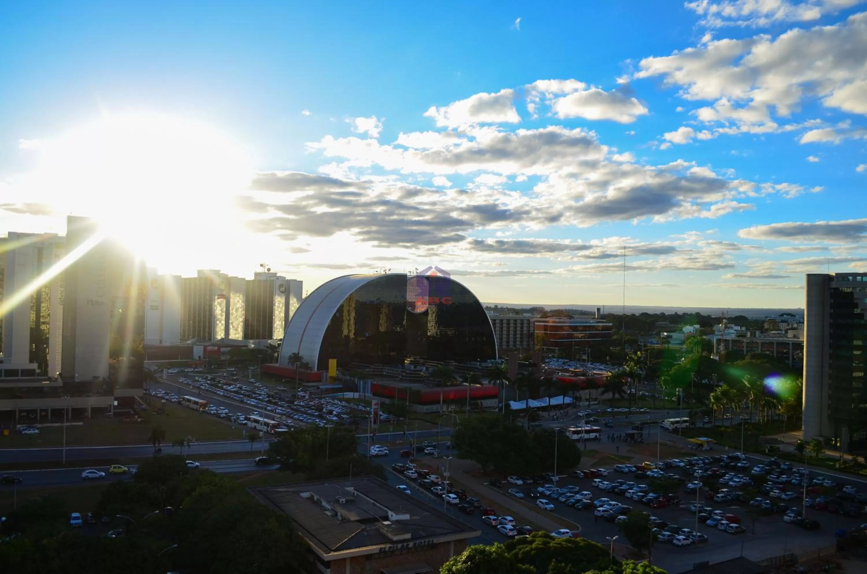 City view in ABC Apart Hotel