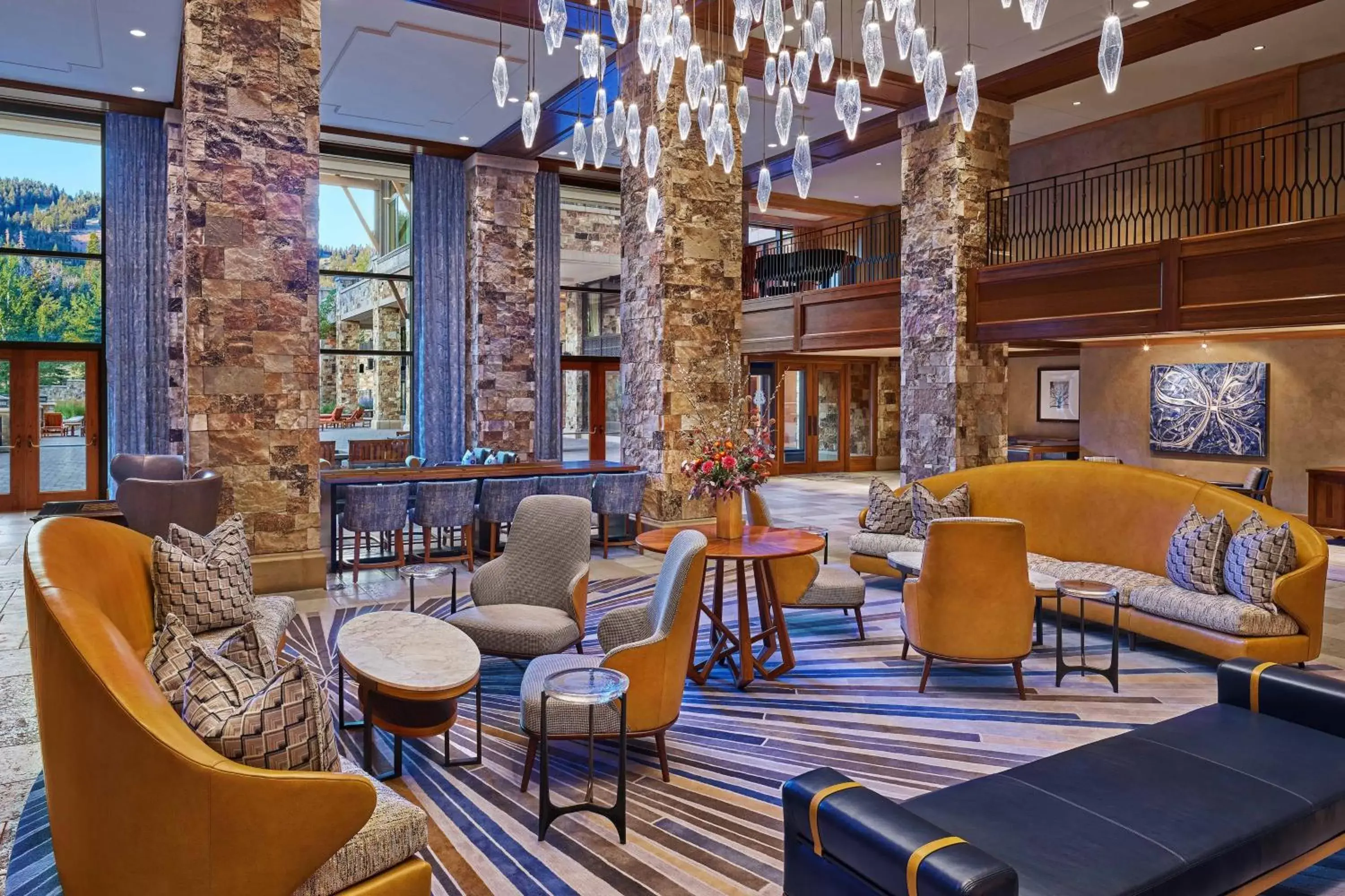 Lobby or reception, Lounge/Bar in St. Regis Deer Valley