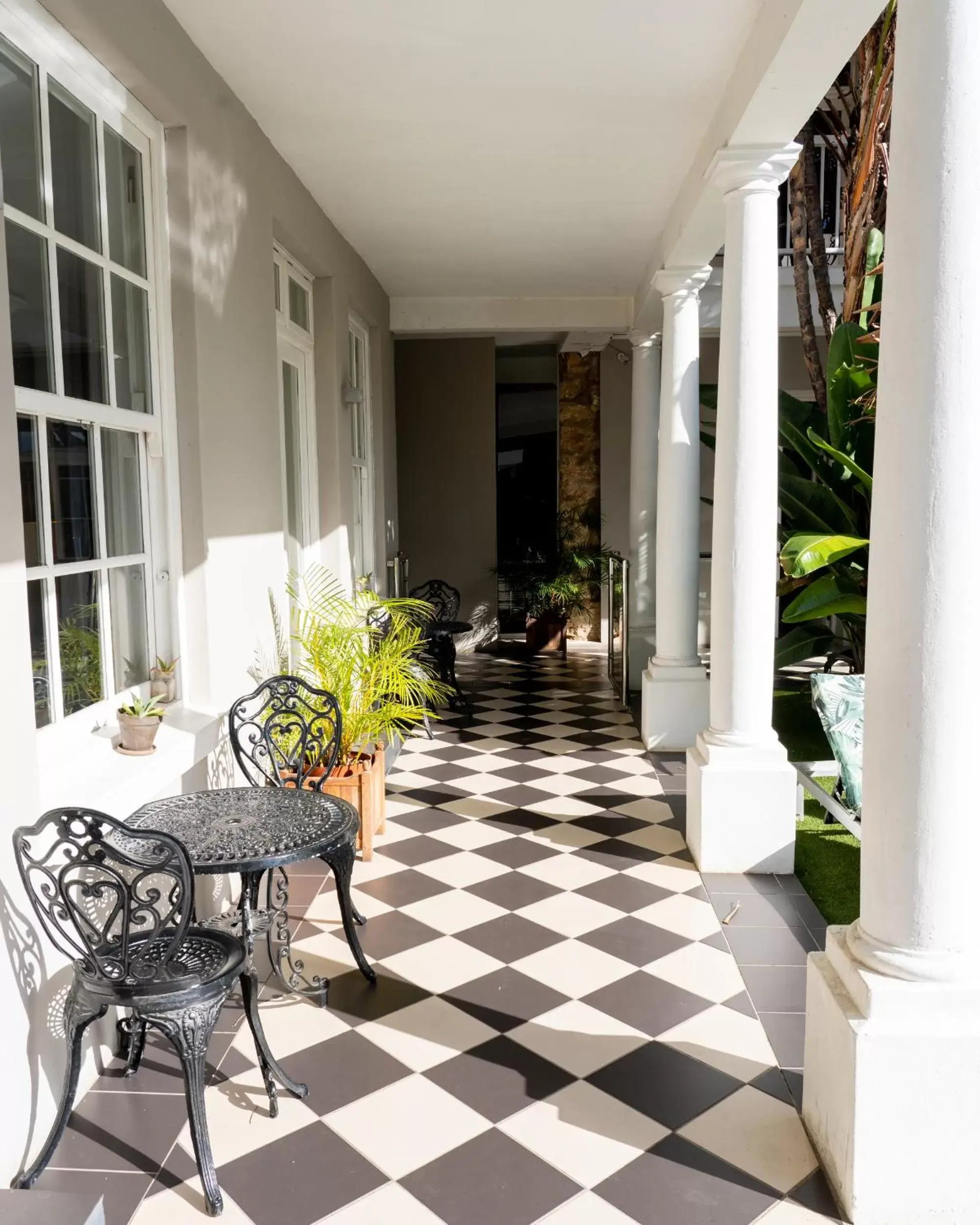 Patio in Three Boutique Hotel