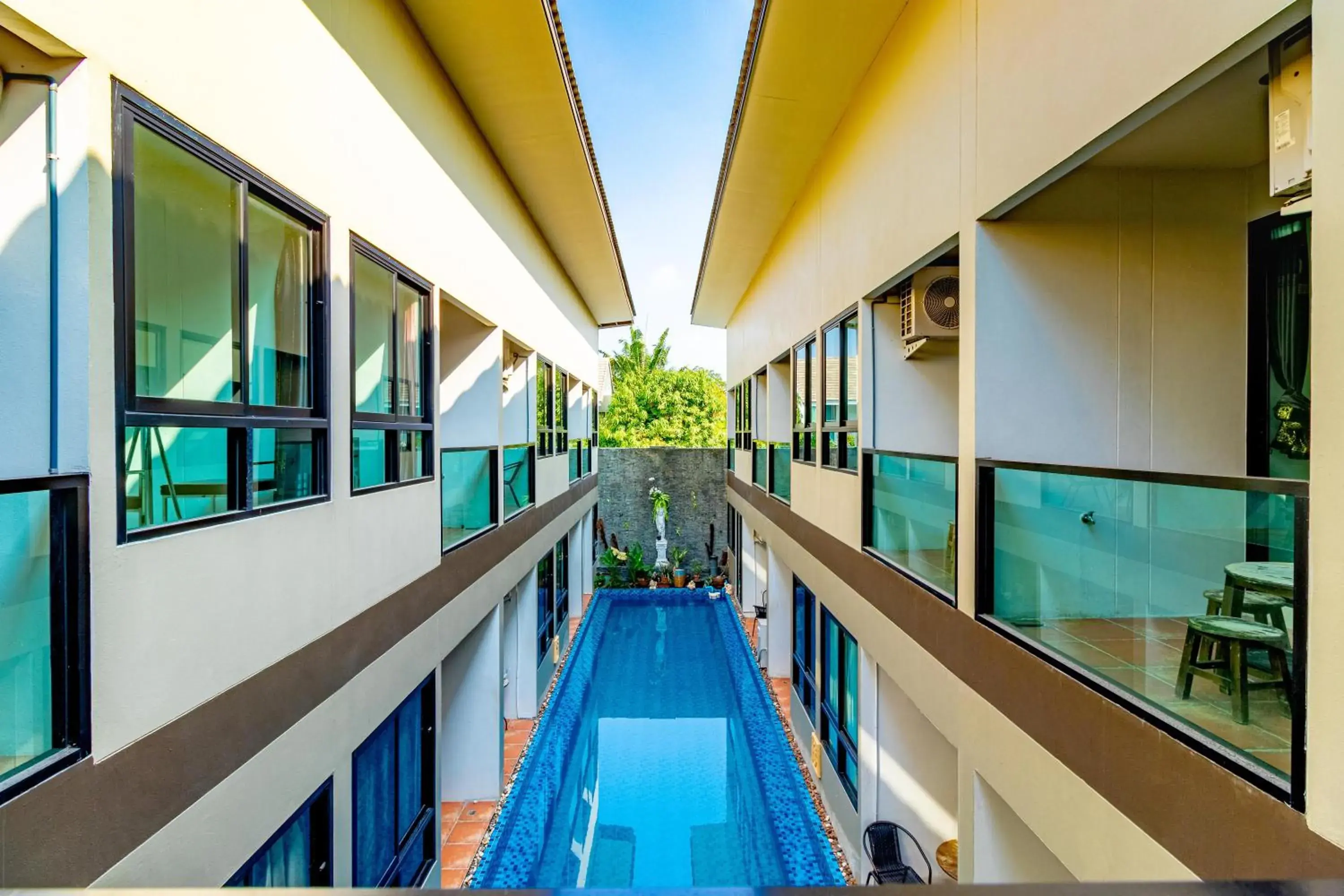 Property building, Balcony/Terrace in The Pool Resort
