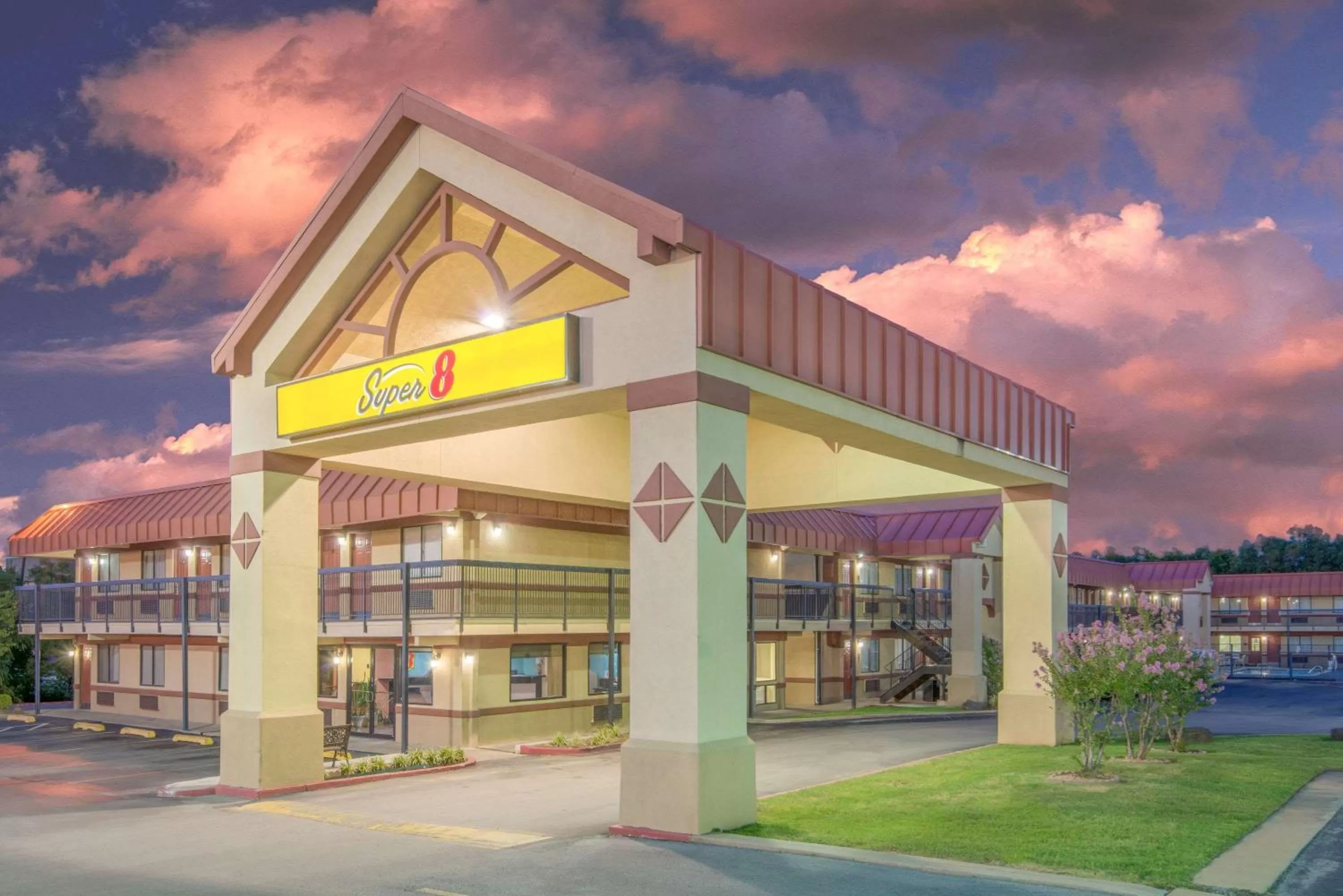 Property building in Super 8 by Wyndham Tulsa - Route 66