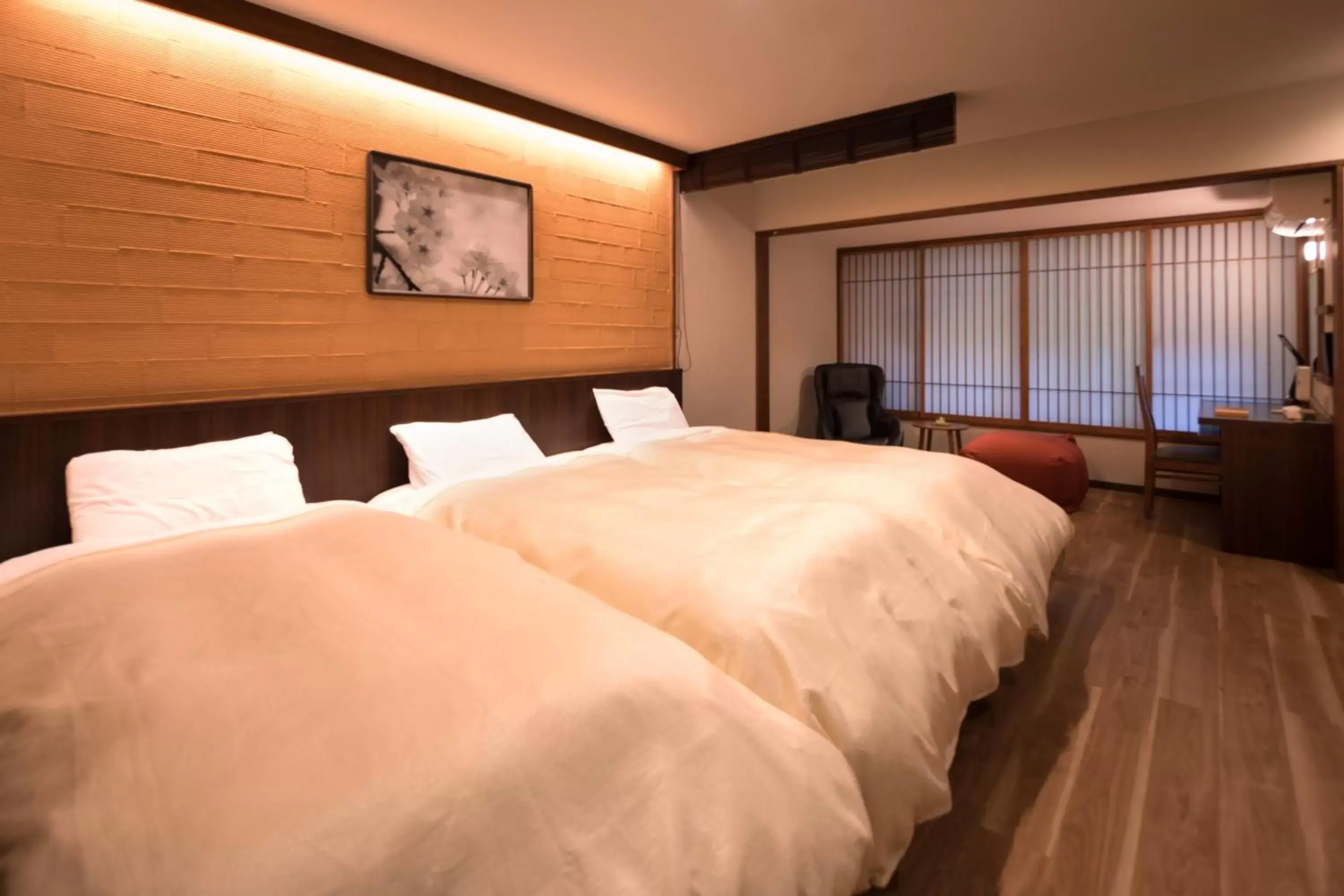 Photo of the whole room, Bed in Hotel Miyajima Villa Photo of the whole room, Bed in Hotel Miyajima Villa