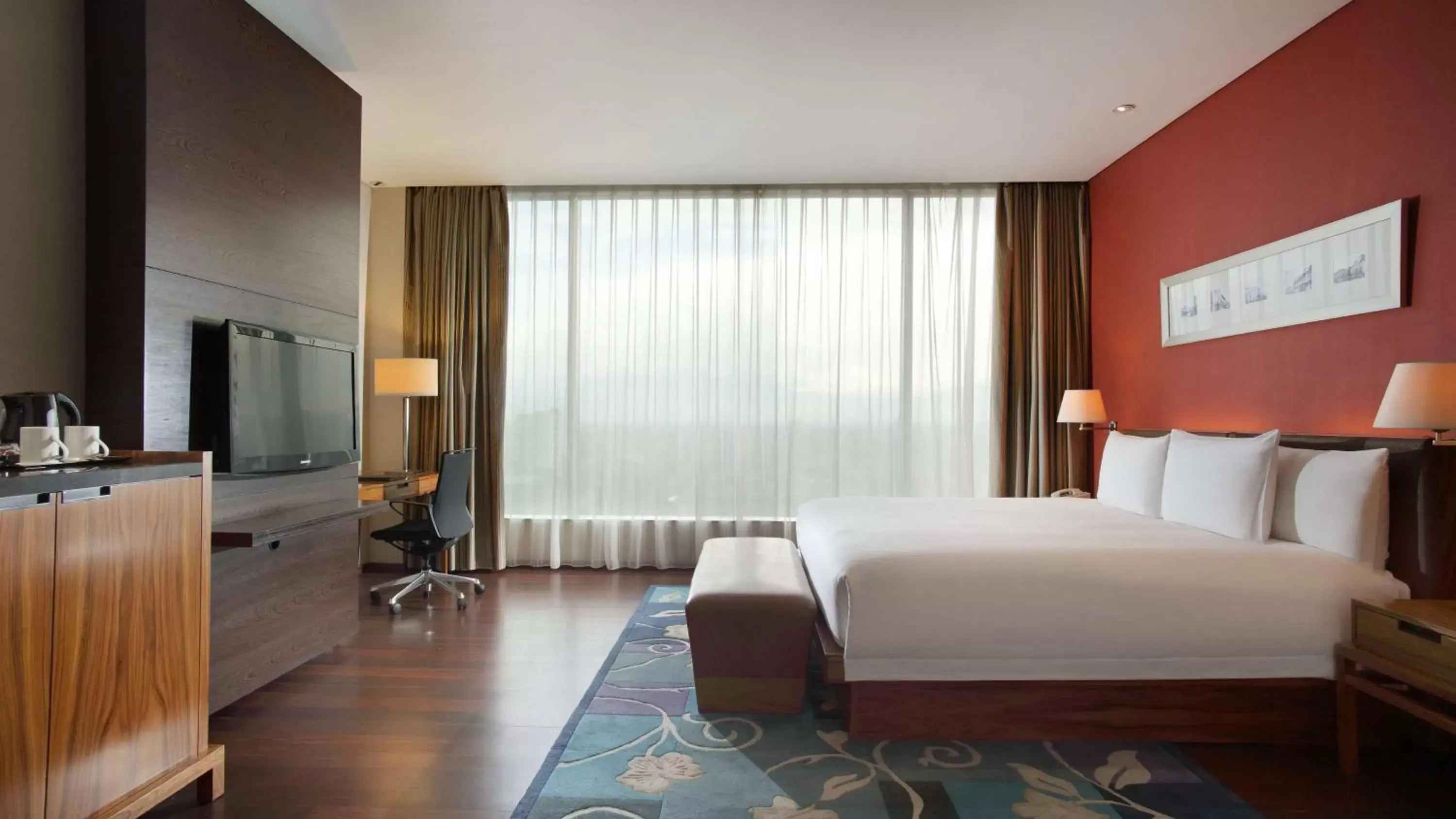 Bed in Hilton Bandung