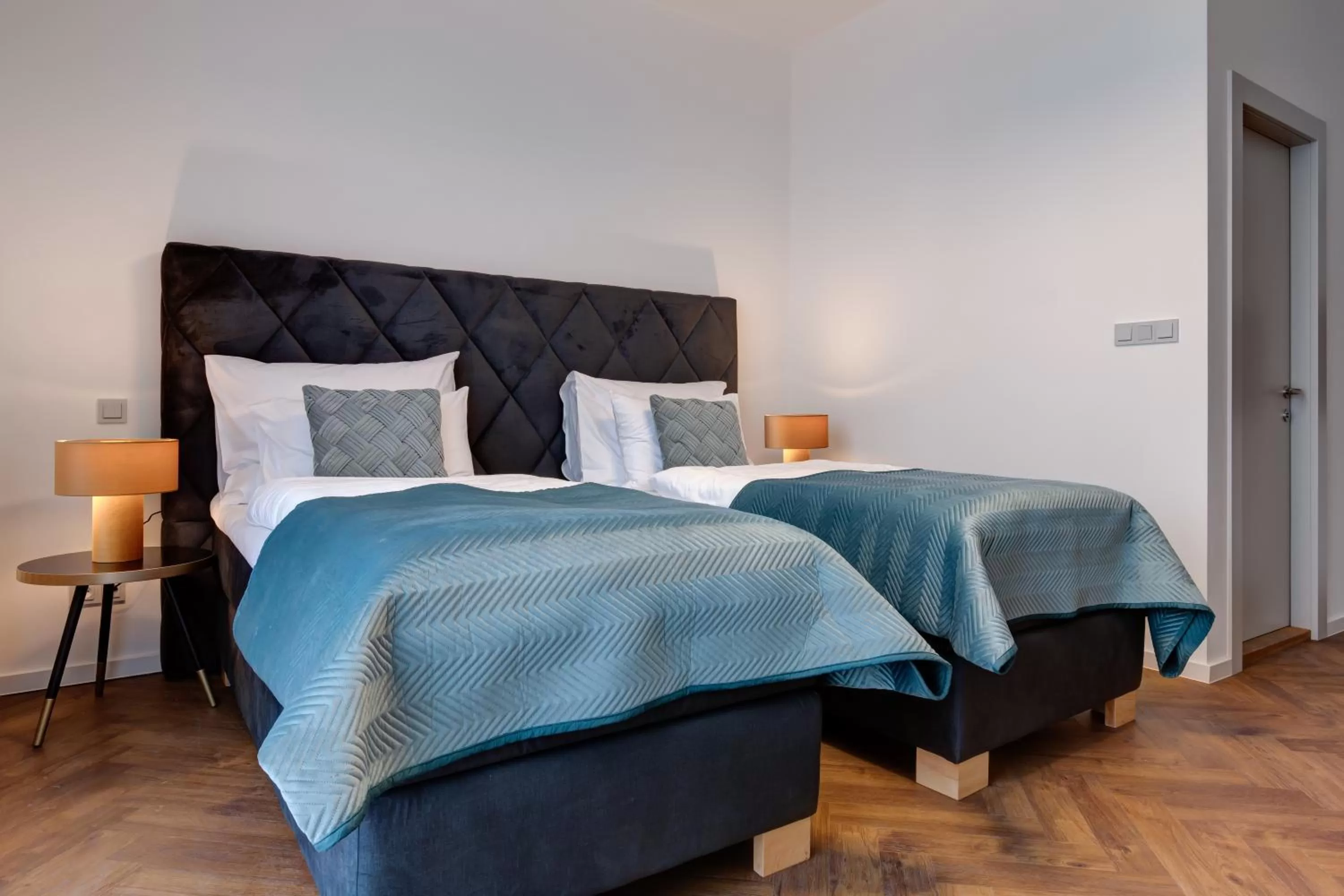 Living room, Bed in Hotel Central Park