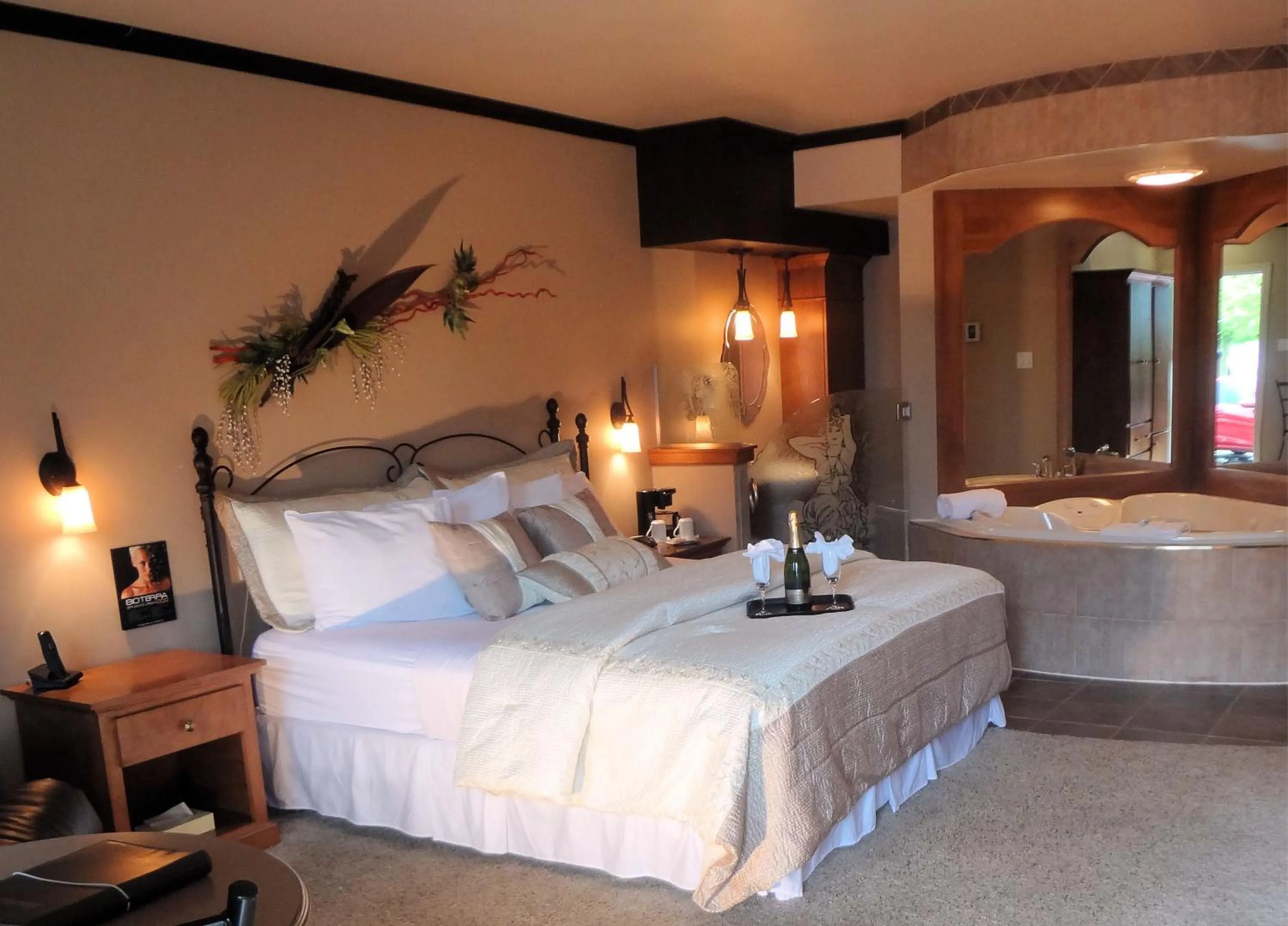 Bed in Hotel-Motel Drummond