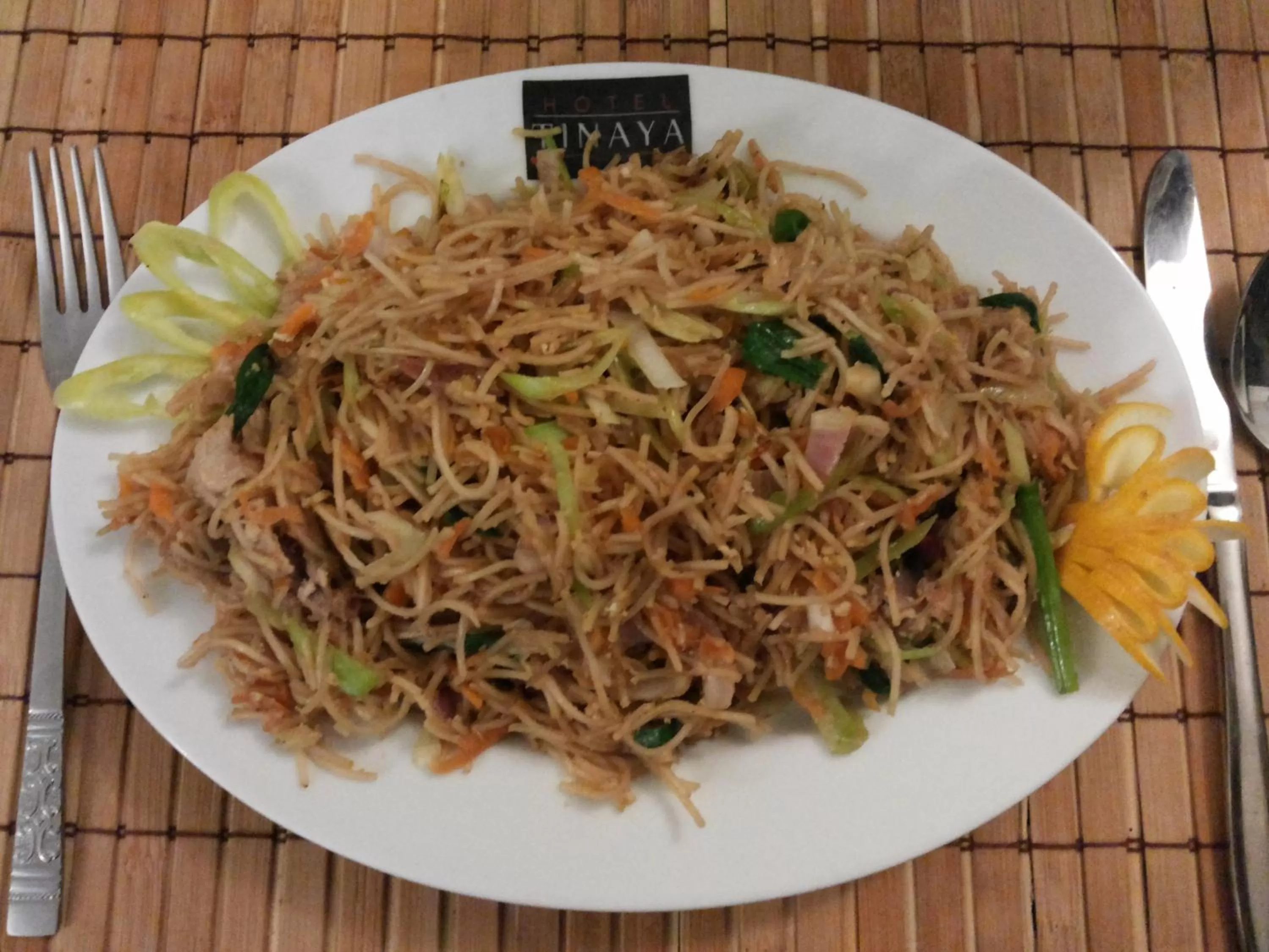 Food in Hotel Tinaya