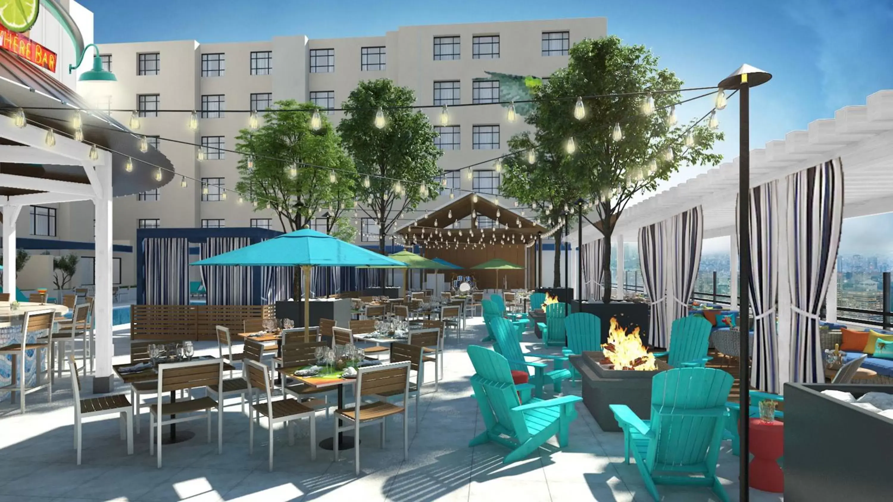 Property building, Restaurant/Places to Eat in Margaritaville Hotel San Diego Gaslamp Quarter