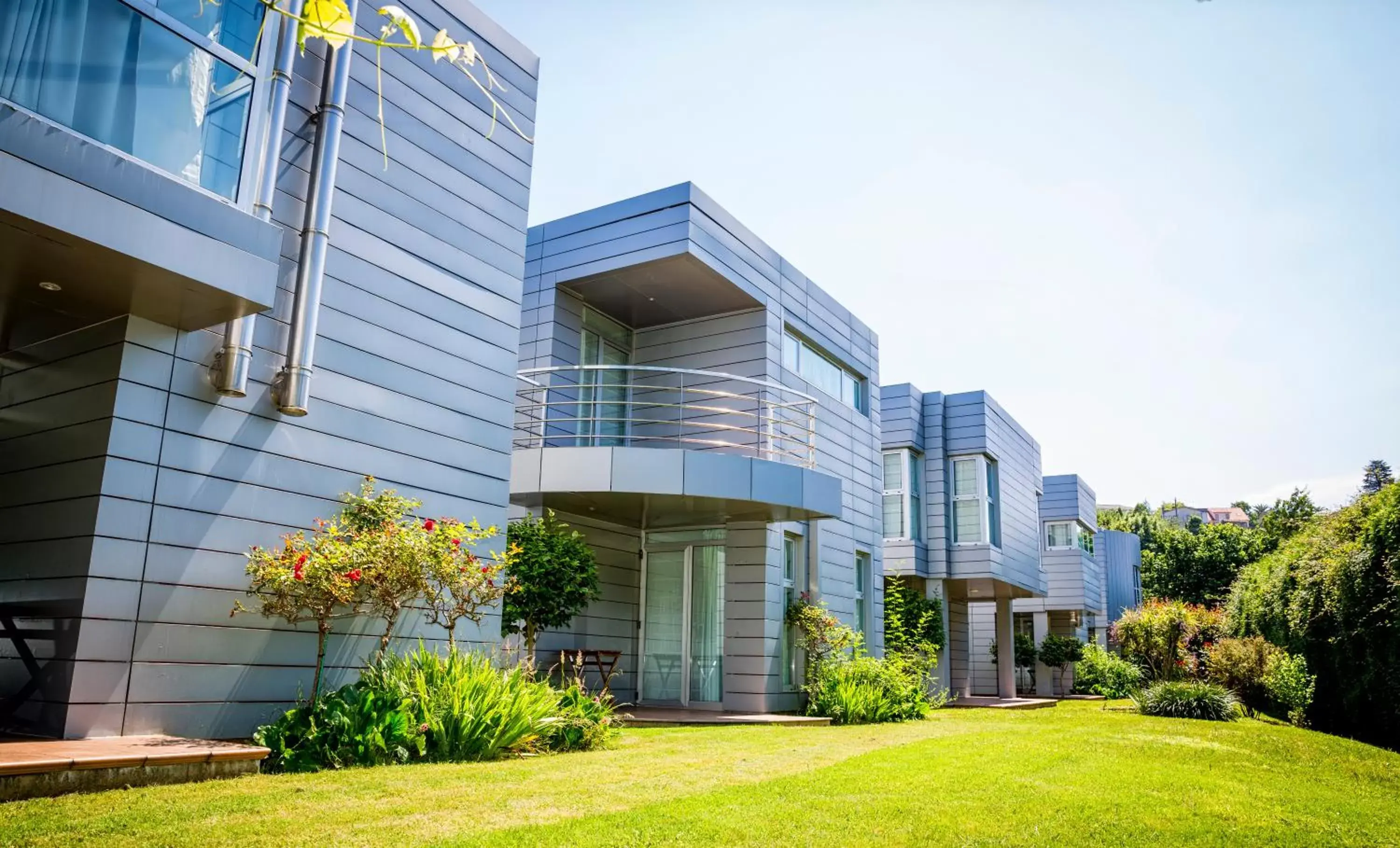 Garden view in Pazo do Rio Garden view in Pazo do Rio