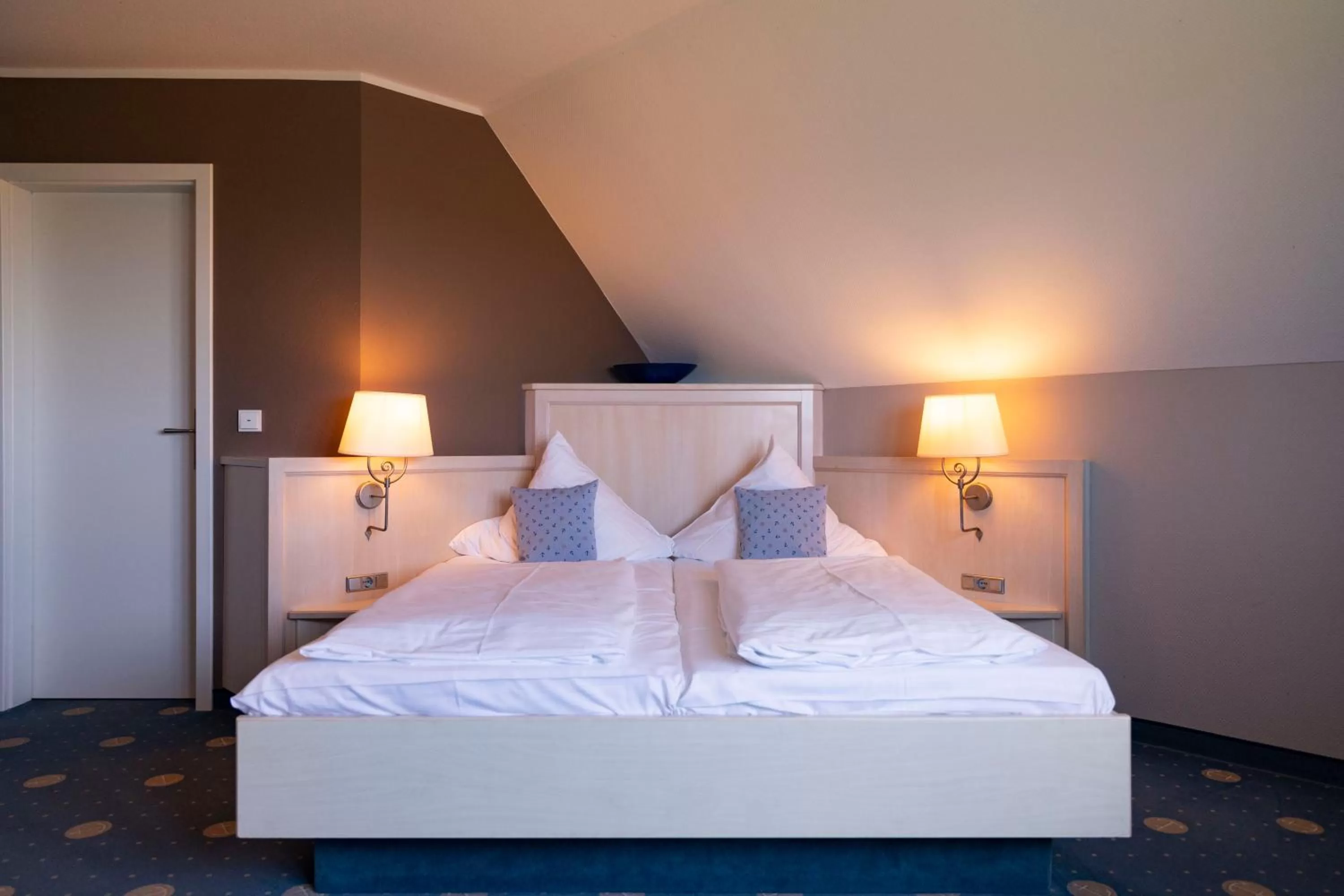 Photo of the whole room, Bed in Anker's Hörn