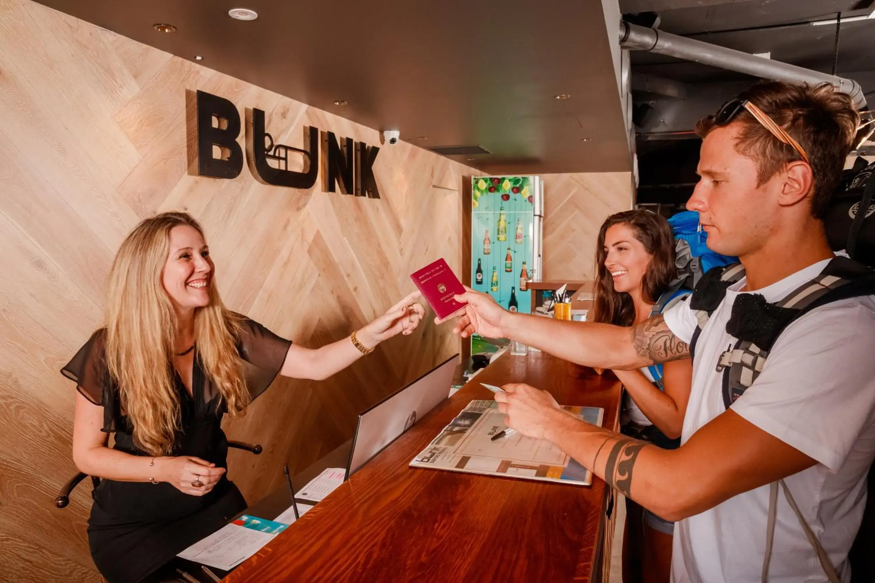 Lobby or reception in Bunk Surfers Paradise