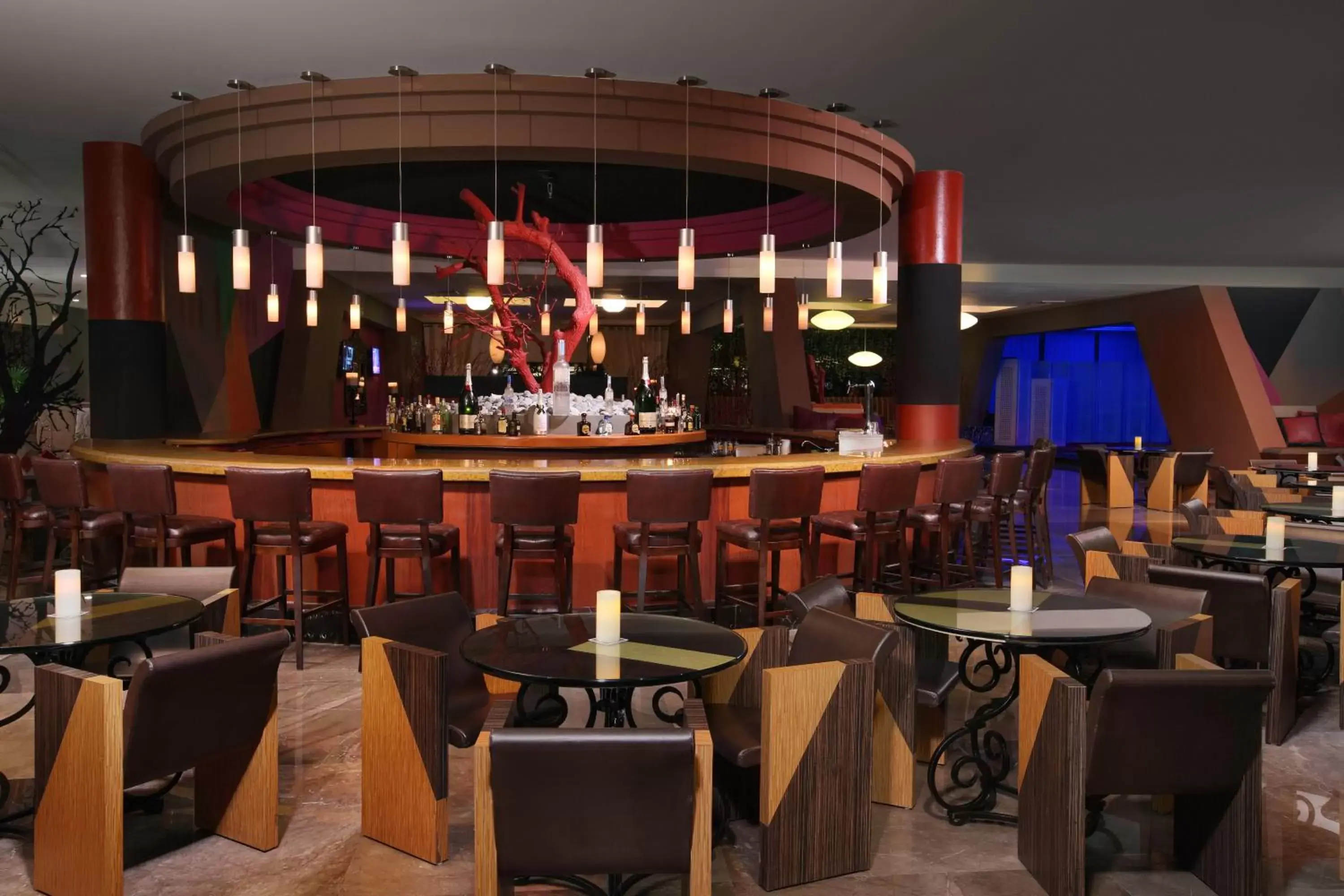 Lounge or bar, Restaurant/Places to Eat in Grand Oasis Cancun - All Inclusive