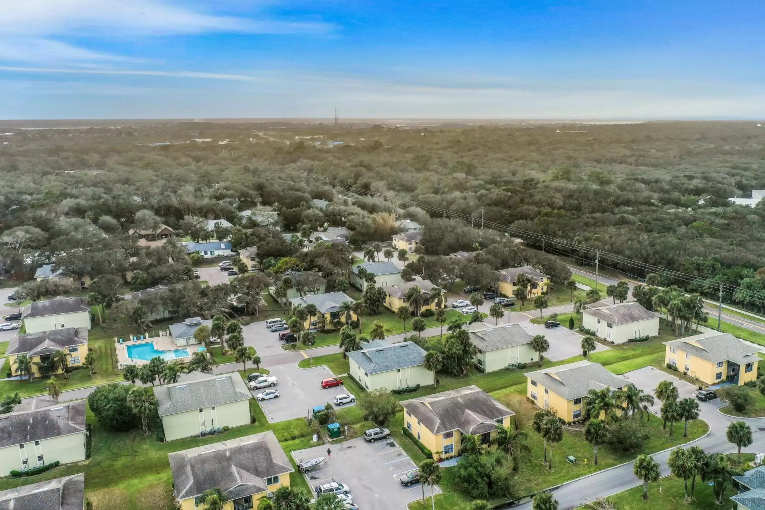 Bird's-eye View in Clipper Cabana Beachwalk Condo