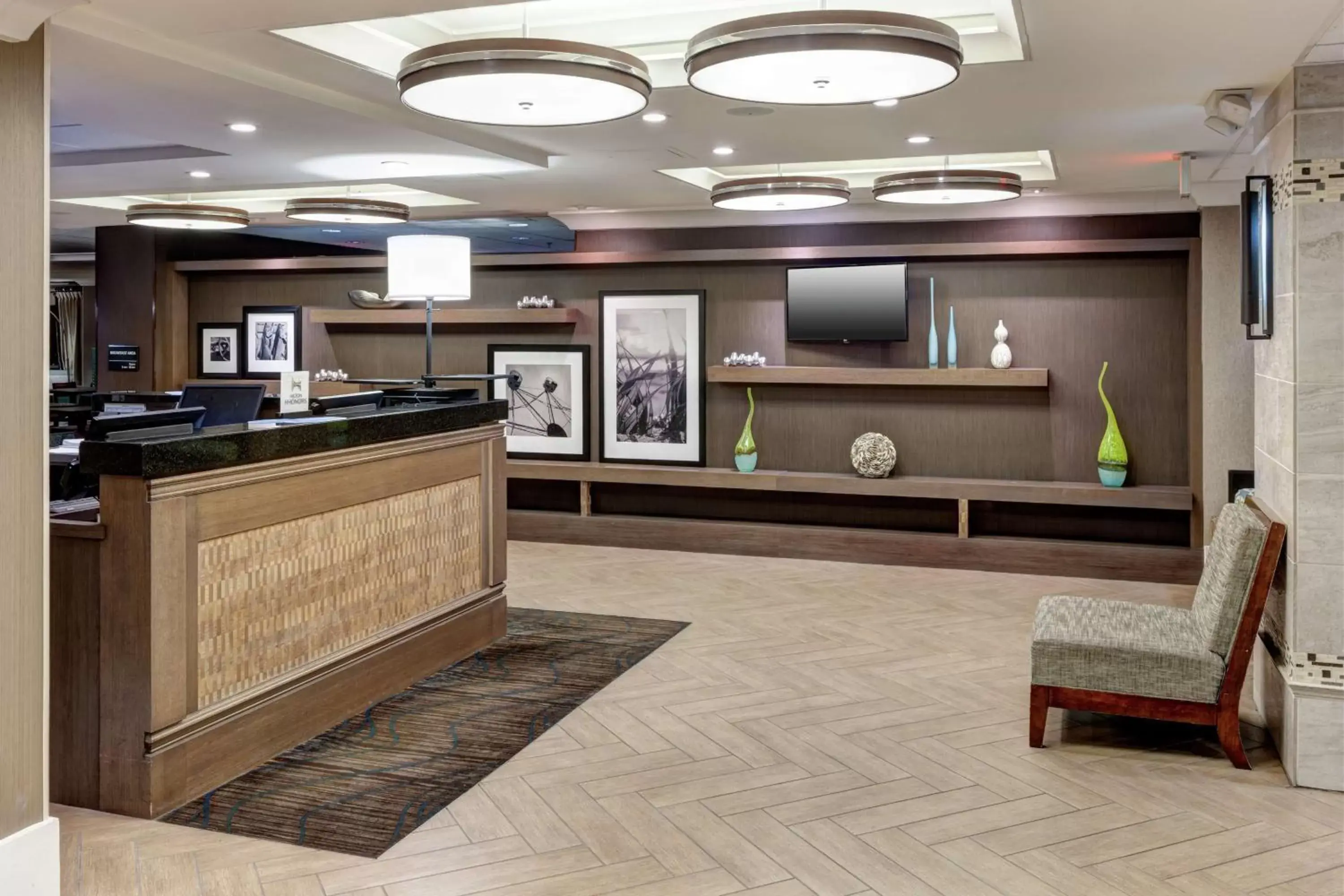 Lobby or reception, Lobby/Reception in Hampton Inn Oceanfront Jacksonville Beach