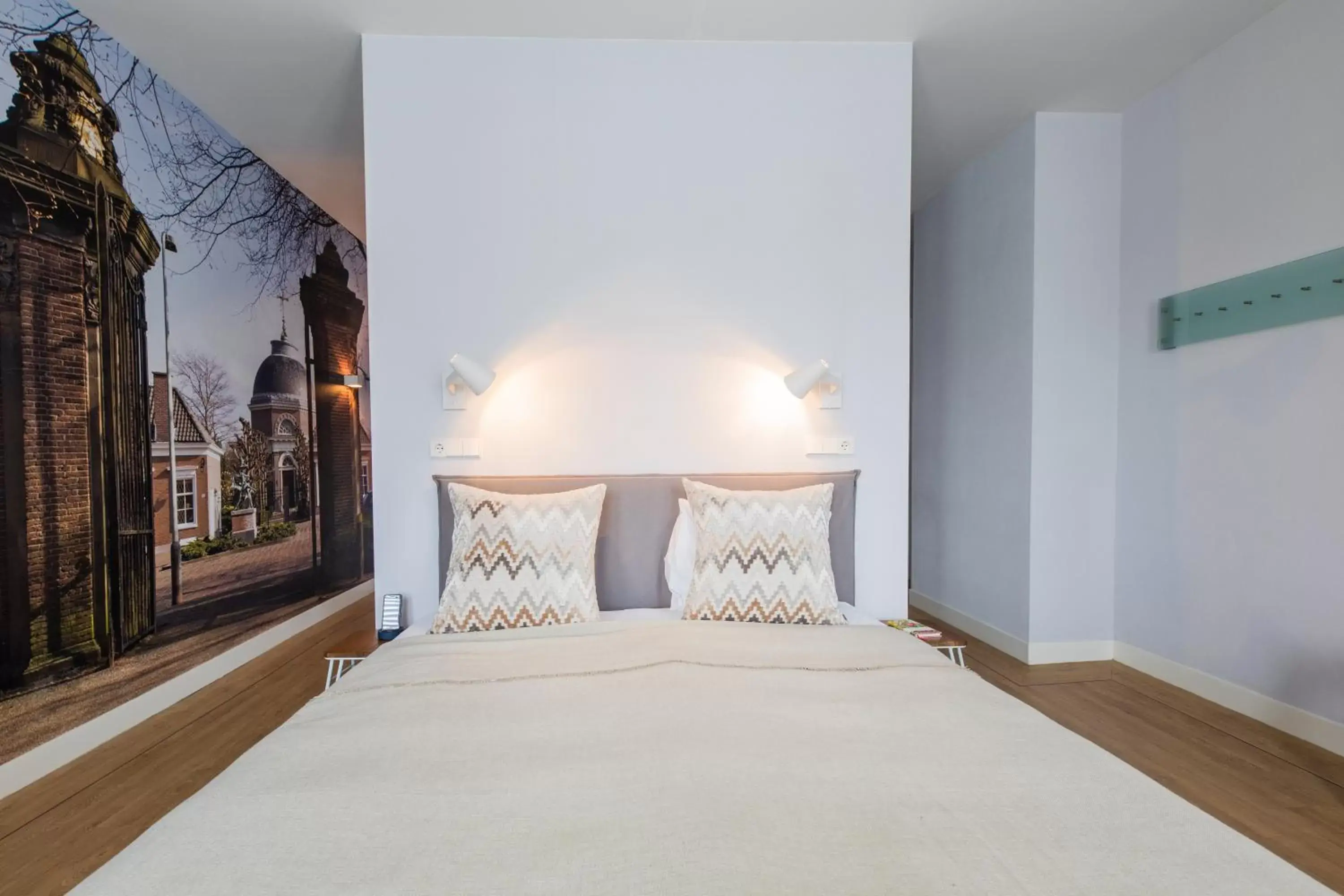 Bedroom, Bed in Stadsvilla Hotel Mozaic Den Haag