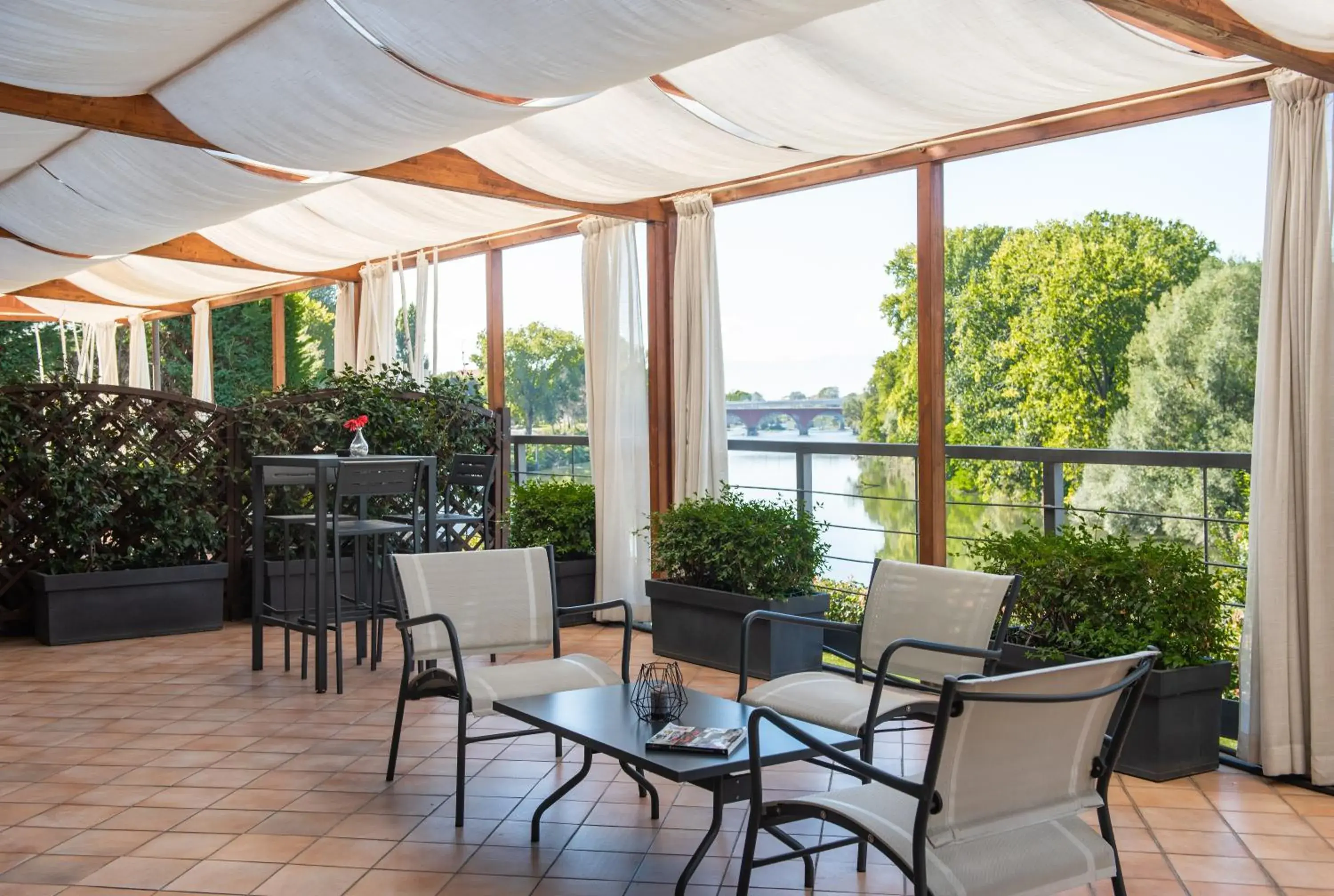 Balcony/Terrace in Best Quality Hotel La Darsena