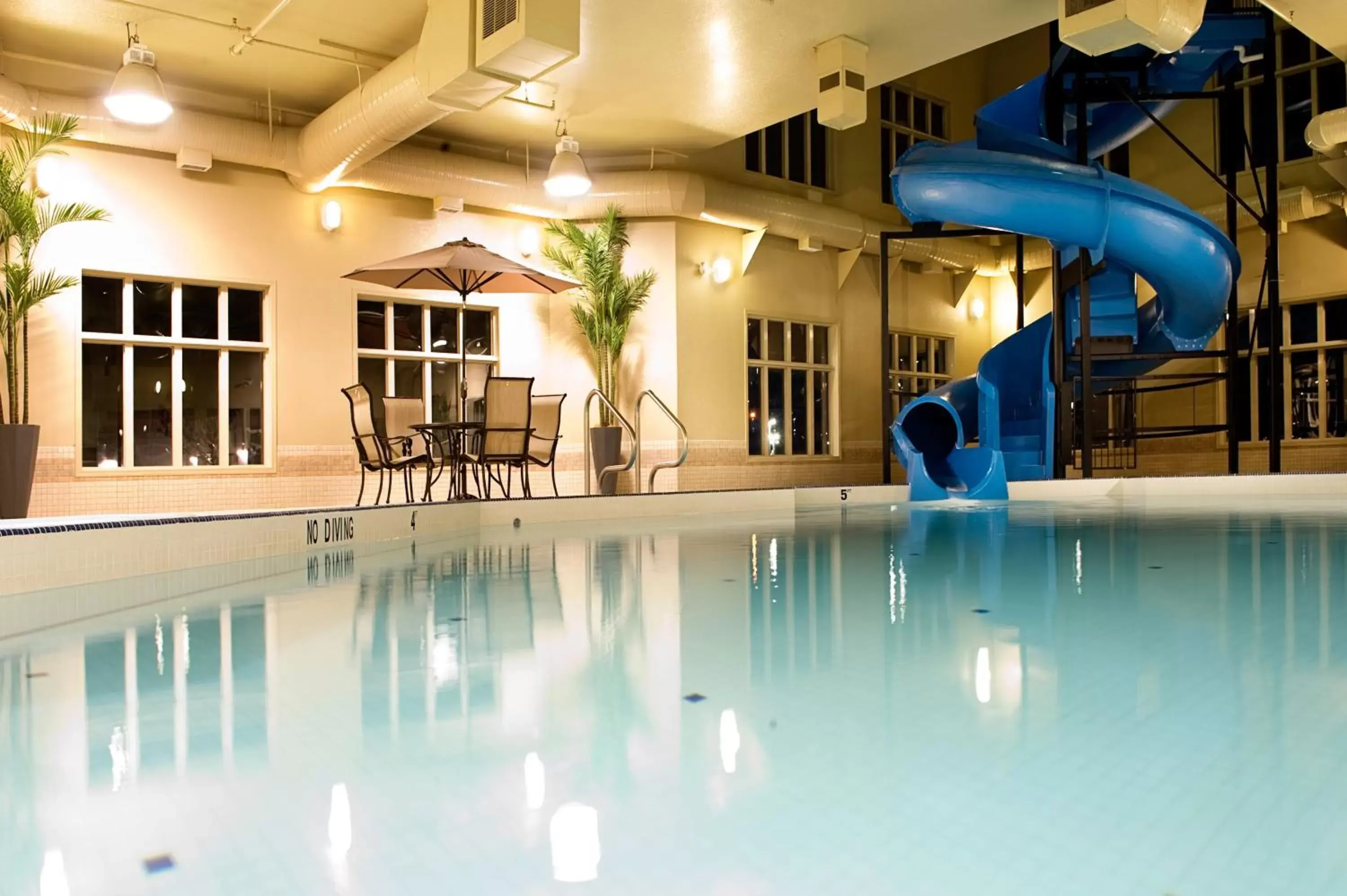 Swimming pool, Water Park in Holiday Inn Express Grande Prairie, an IHG Hotel