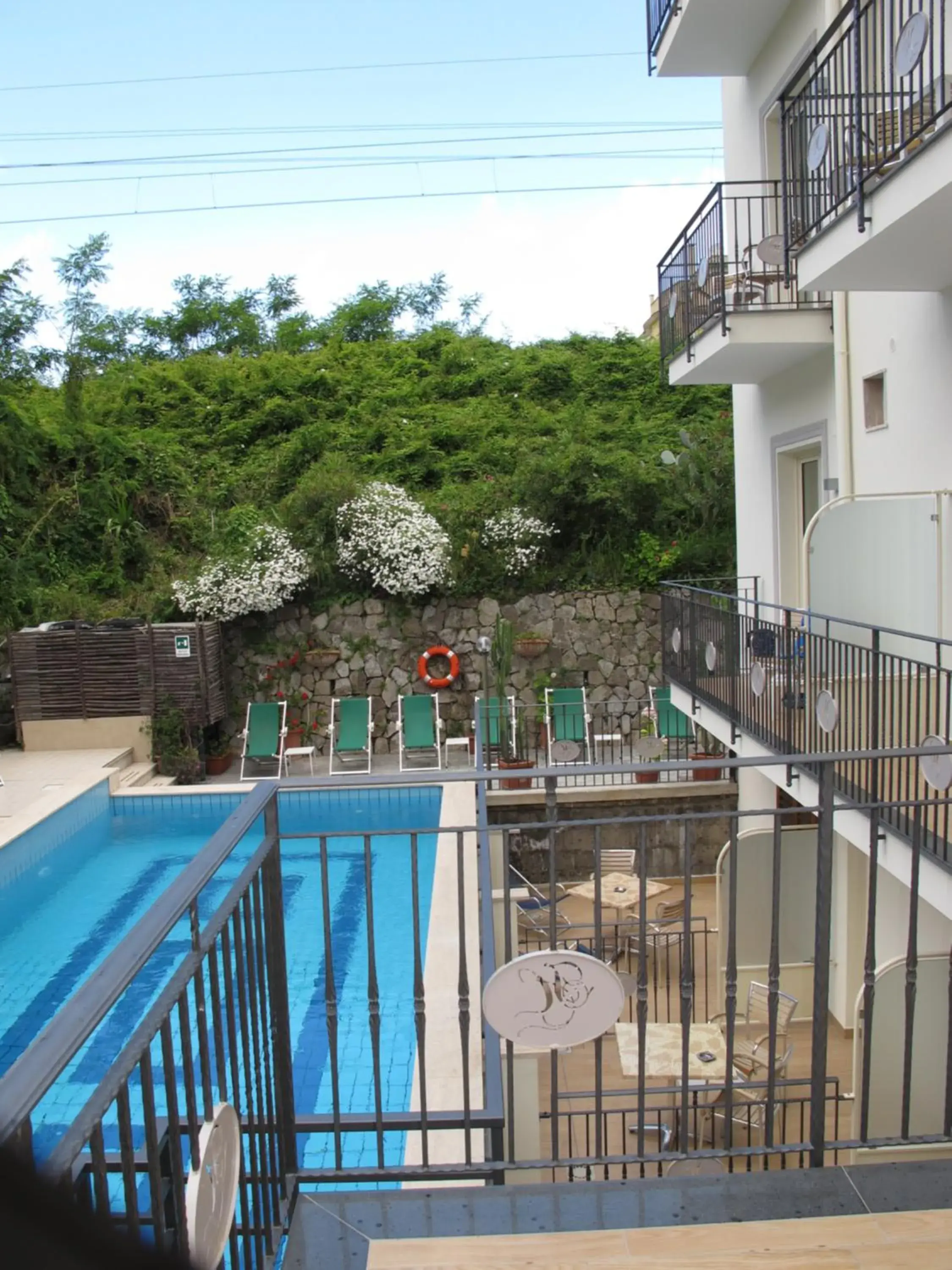 Pool View in Hotel Club