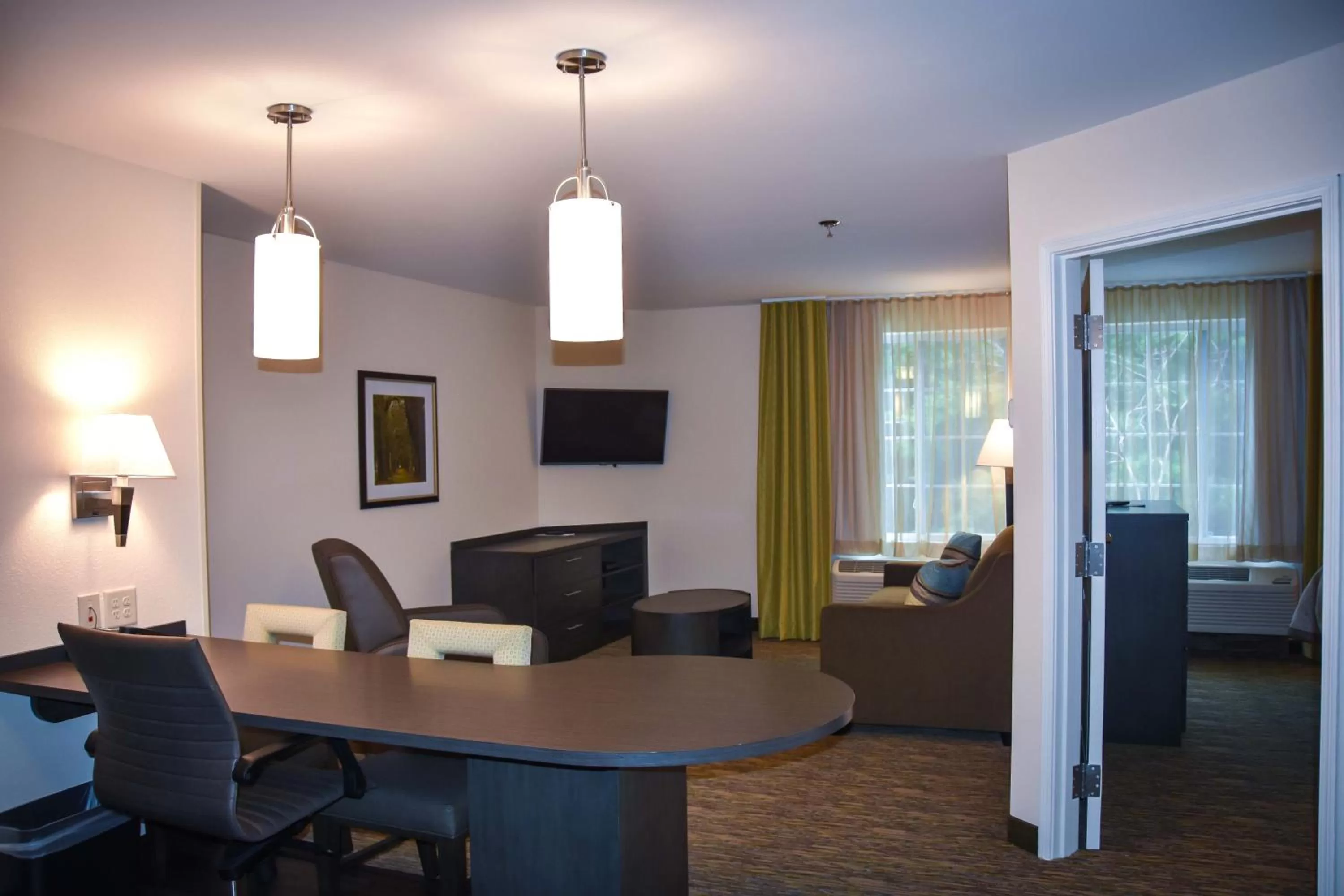 Bedroom in Candlewood Suites Columbus-Northeast by IHG
