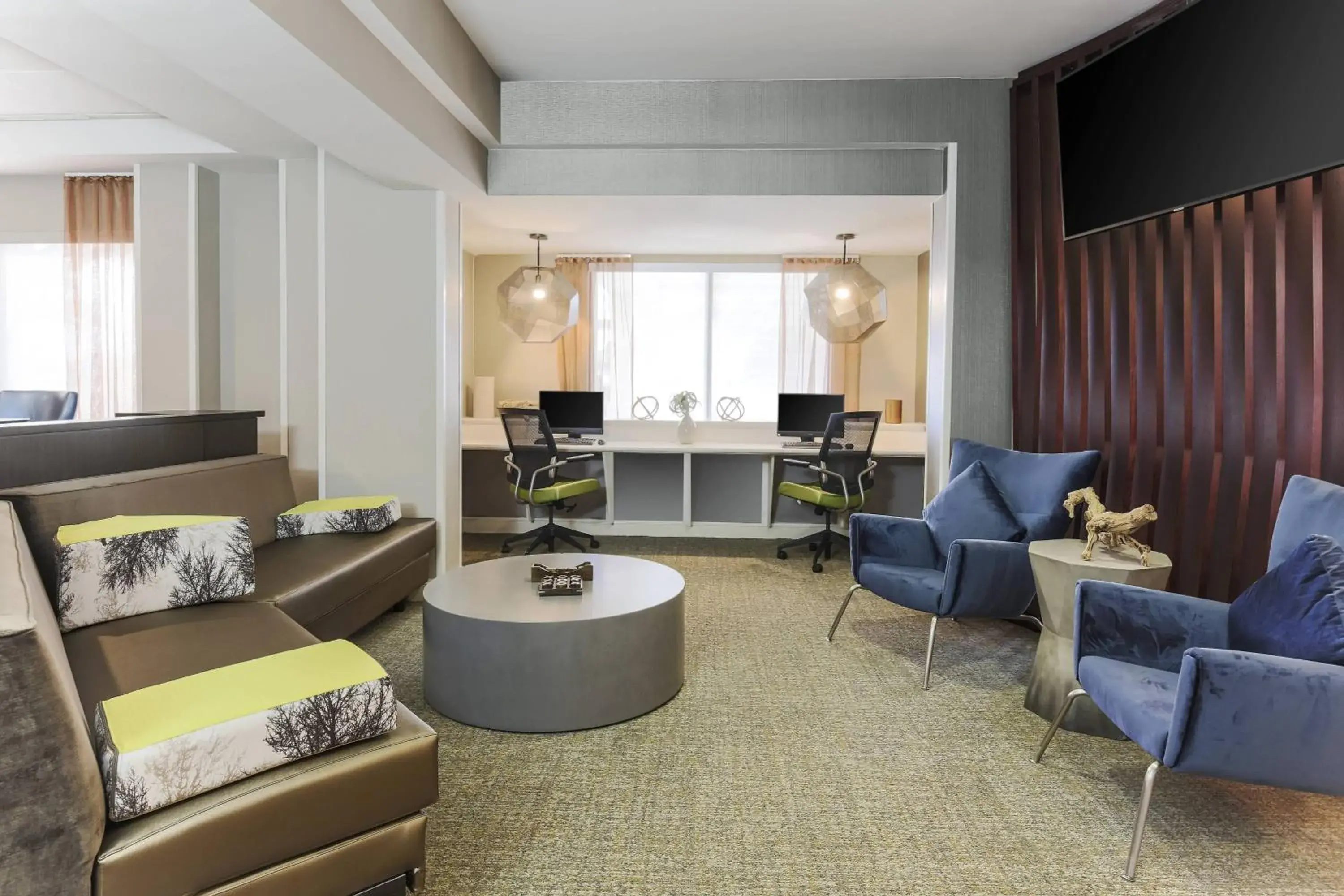 Lobby or reception, Seating Area in SpringHill Suites by Marriott Austin Parmer/Tech Ridge