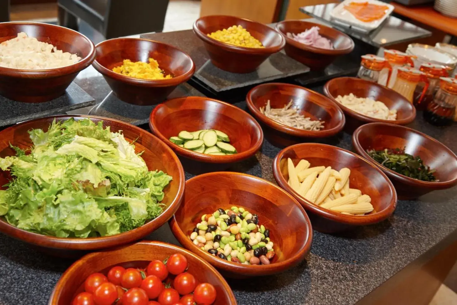 Buffet breakfast in Hotel Resol Gifu