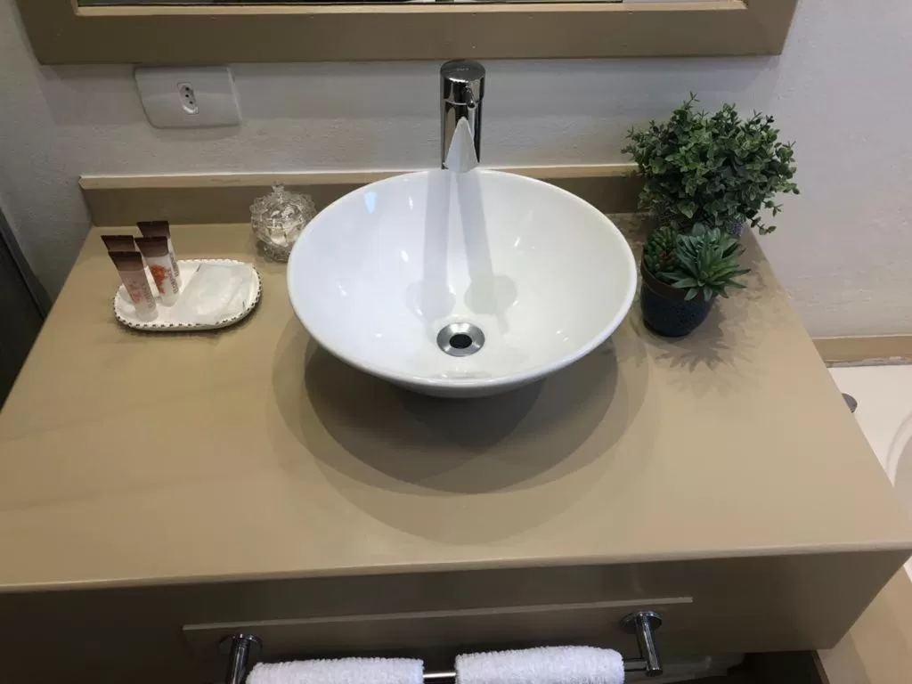 Bathroom in Pousada das Lavandas