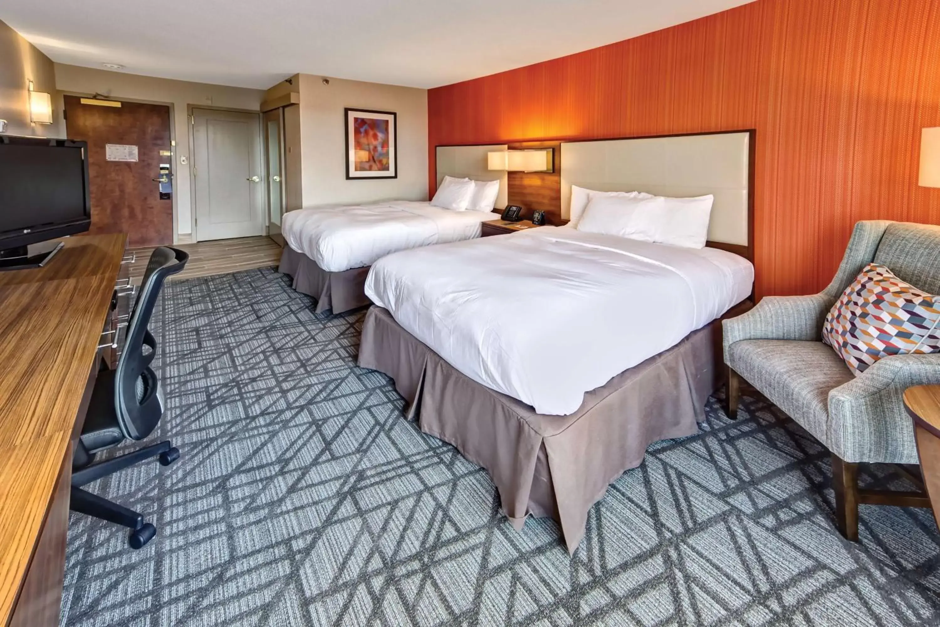 Bedroom, Bed in Hilton Knoxville Airport