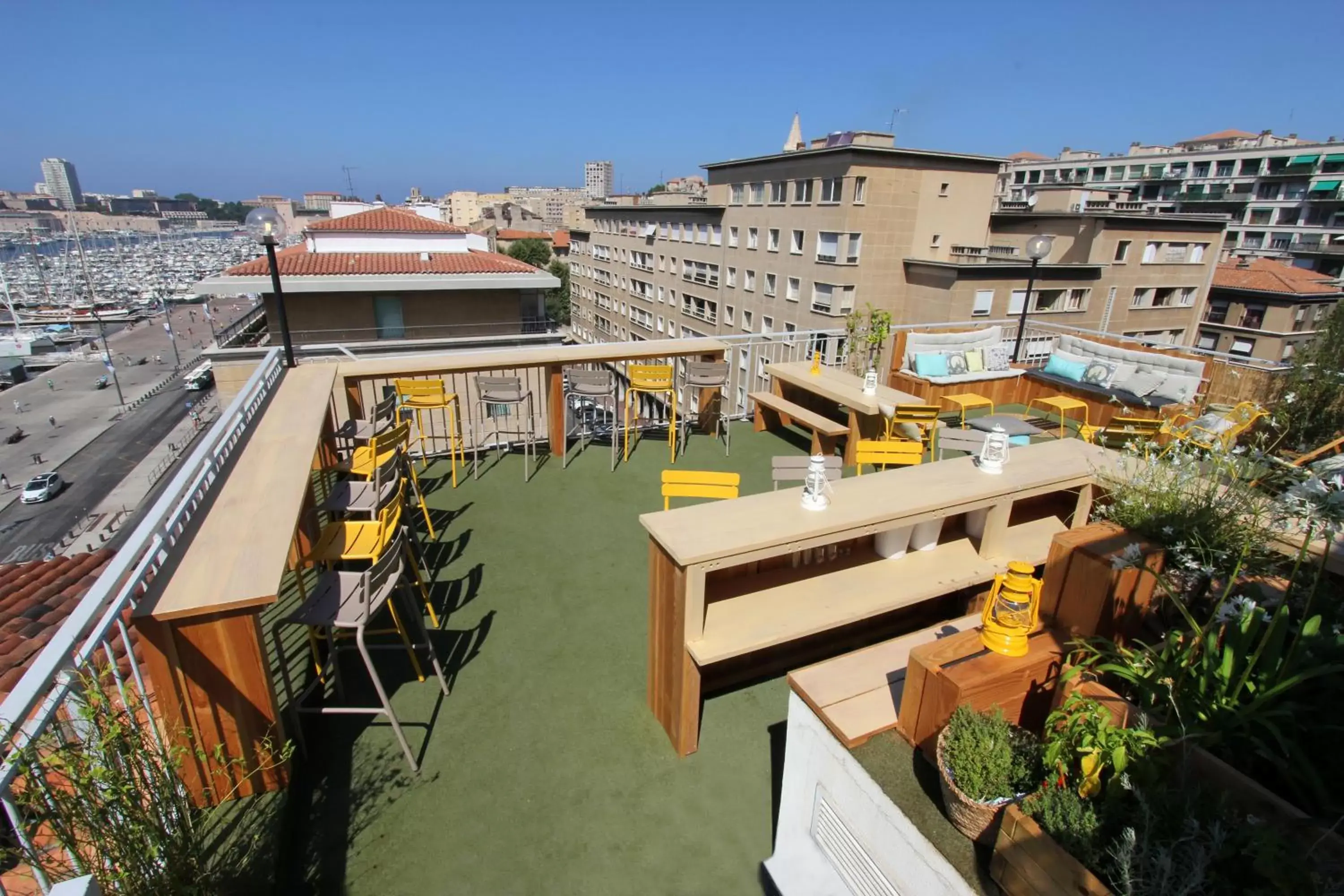 Balcony/Terrace in Hôtel Hermès