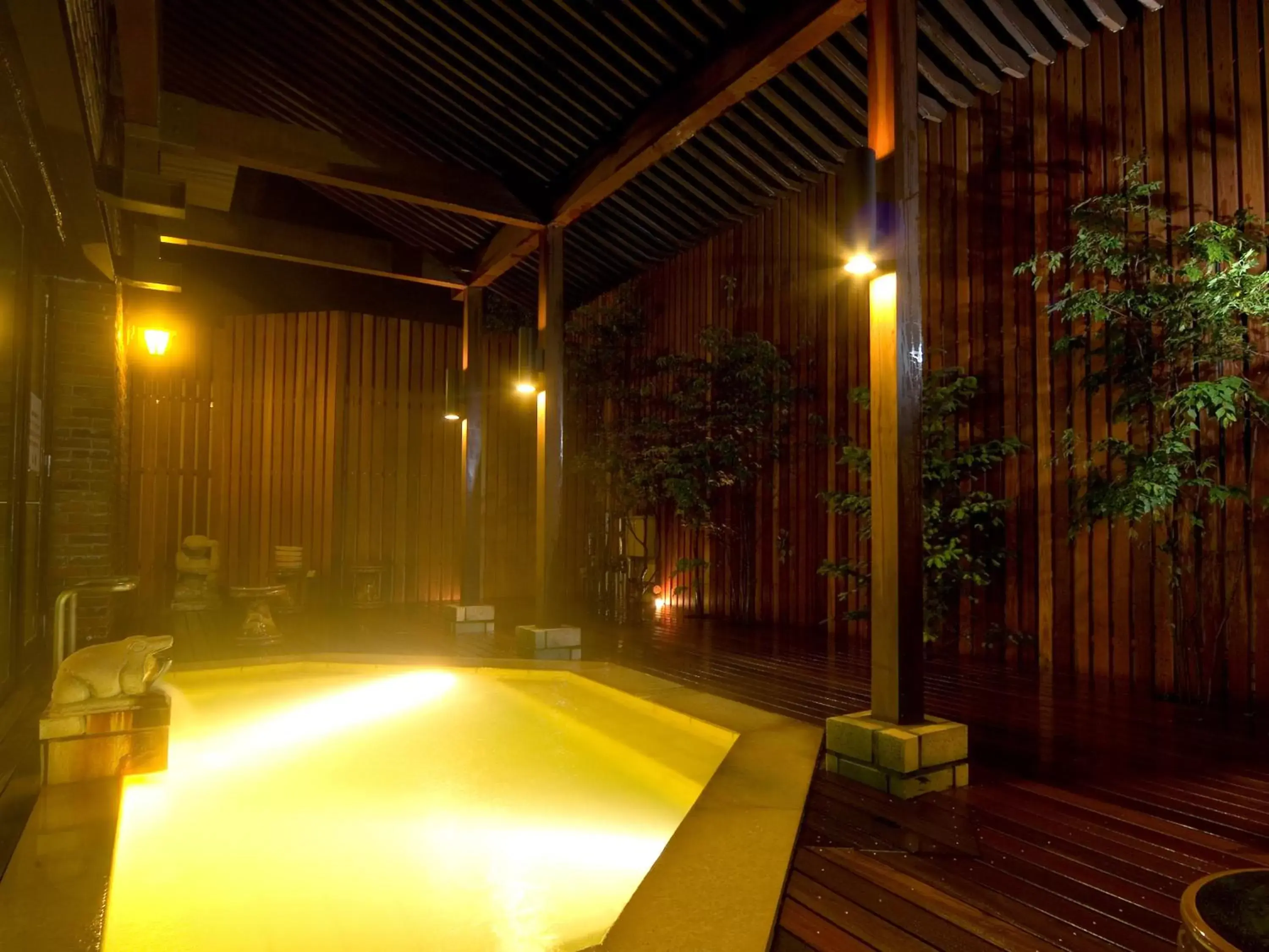 Hot Spring Bath, Swimming Pool in Wellness Forest Nasu