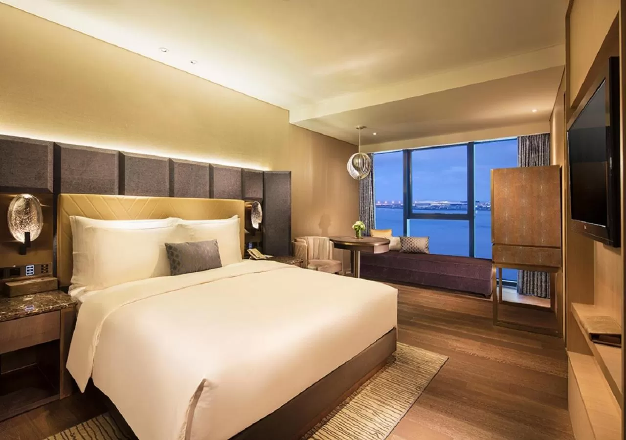 Bed in Grand Bay Hotel Zhuhai