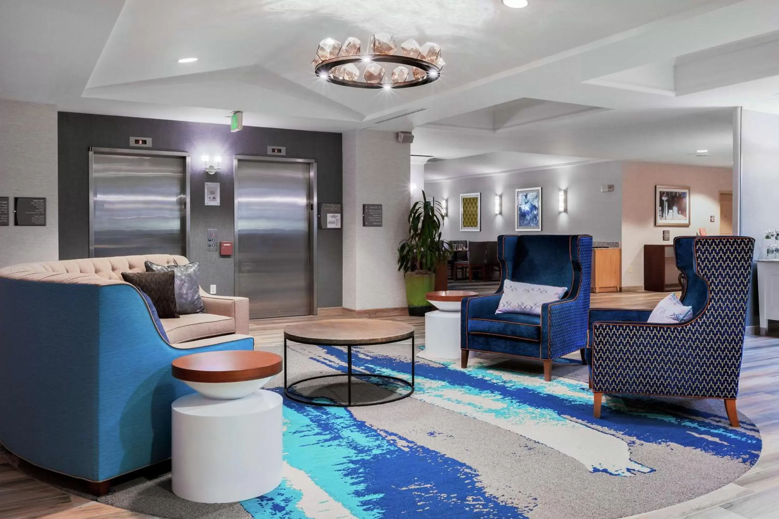 Lobby or reception, Seating Area in Homewood Suites by Hilton Seattle Downtown