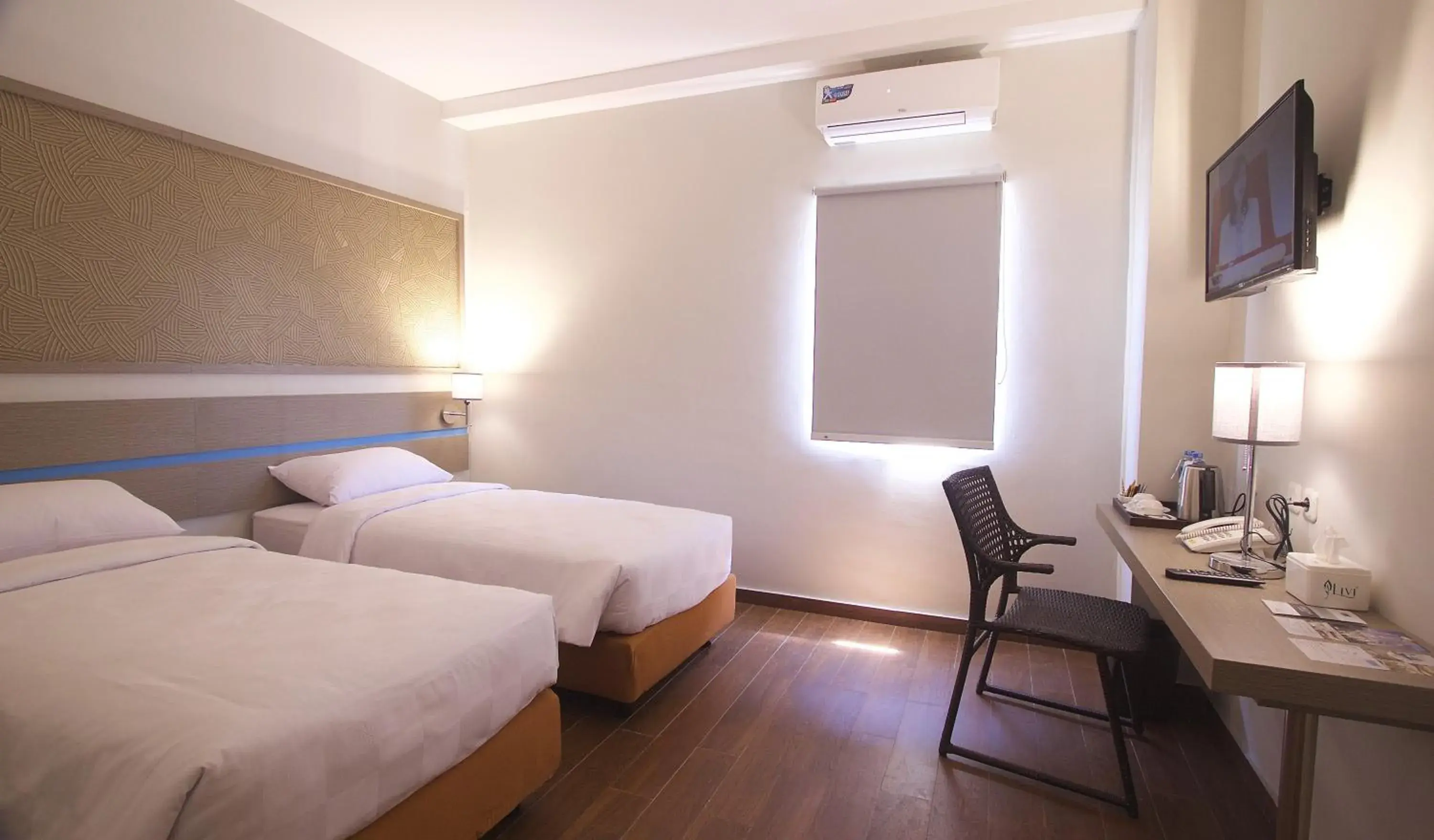 Bedroom, Bed in Genio Hotel Manado