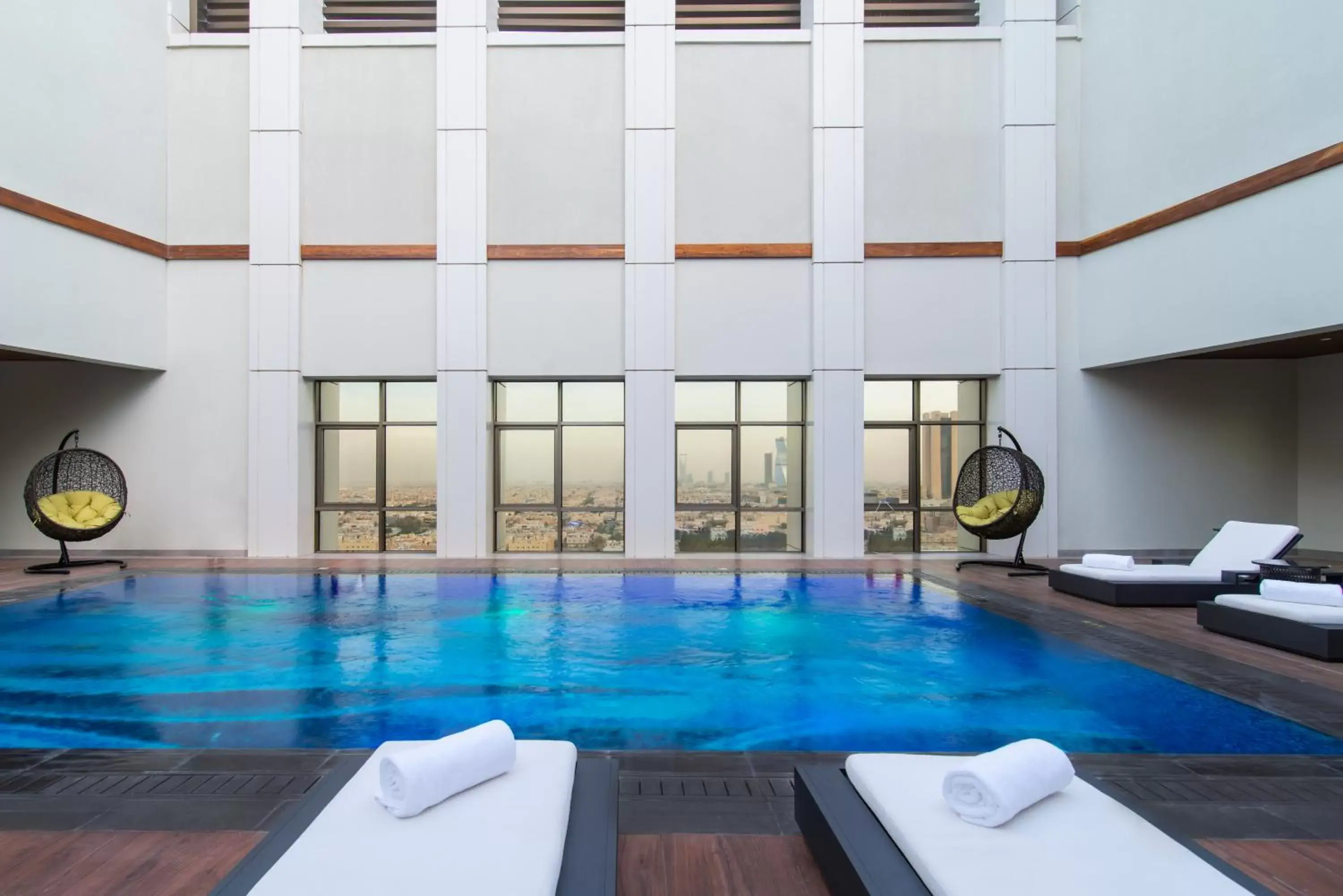 Swimming pool in Movenpick Hotel and Residences Riyadh Swimming pool in Movenpick Hotel and Residences Riyadh