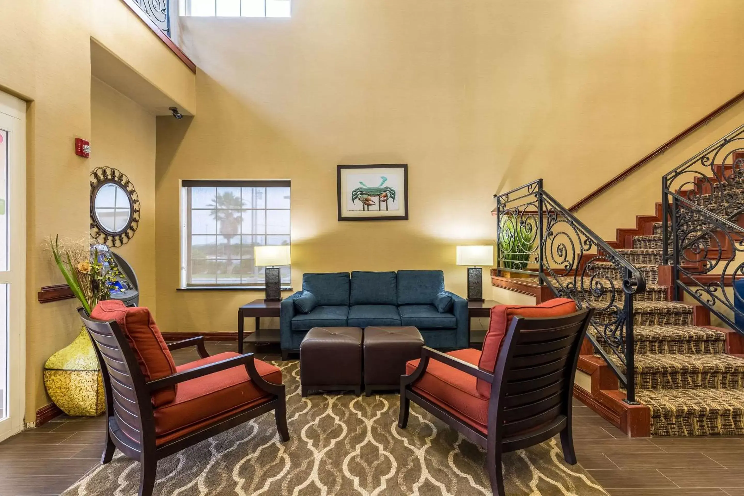 Lobby or reception, Seating Area in Comfort Suites Galveston