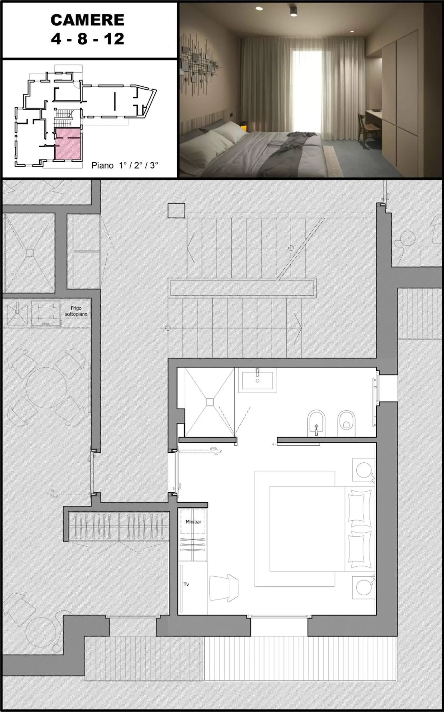 Photo of the whole room, Floor Plan in Amare Suite & Apartments